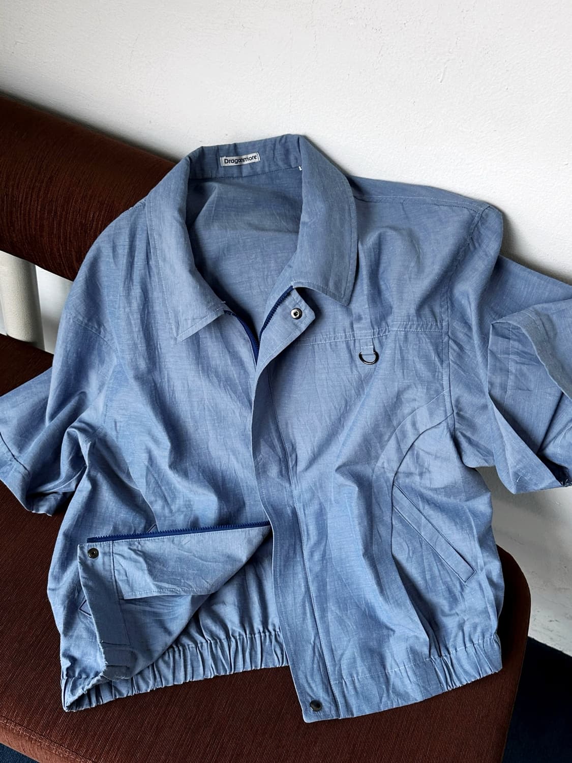 JPN made light cotton linen design blous 상품이미지1