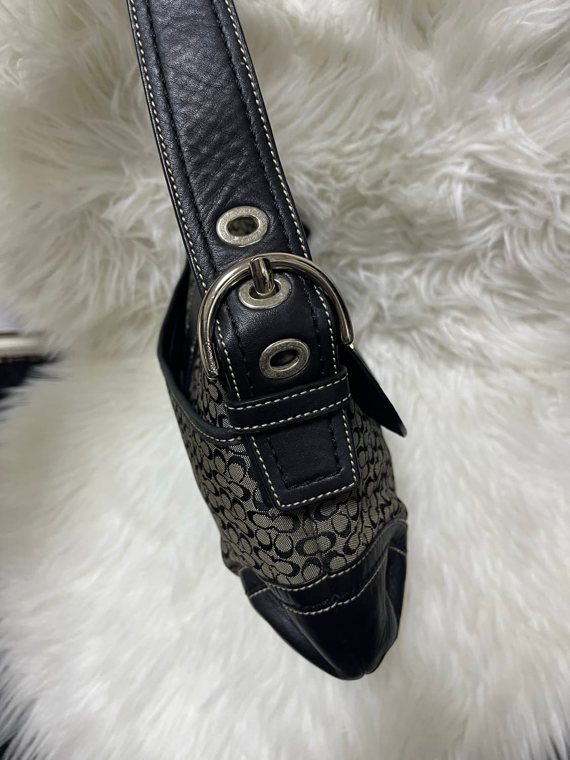 vintage coach signature shoulder bag 상품이미지5