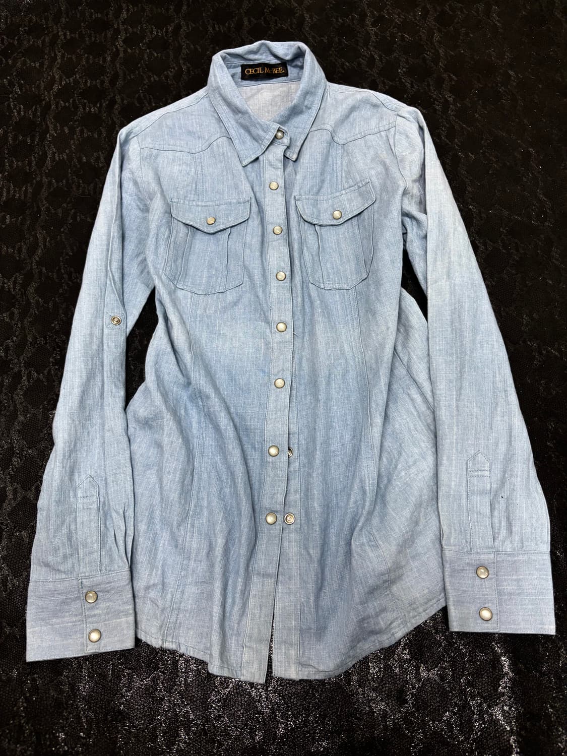 “Cecil mcbee” Minimal Y2K Slim fit Shirt 상품이미지5