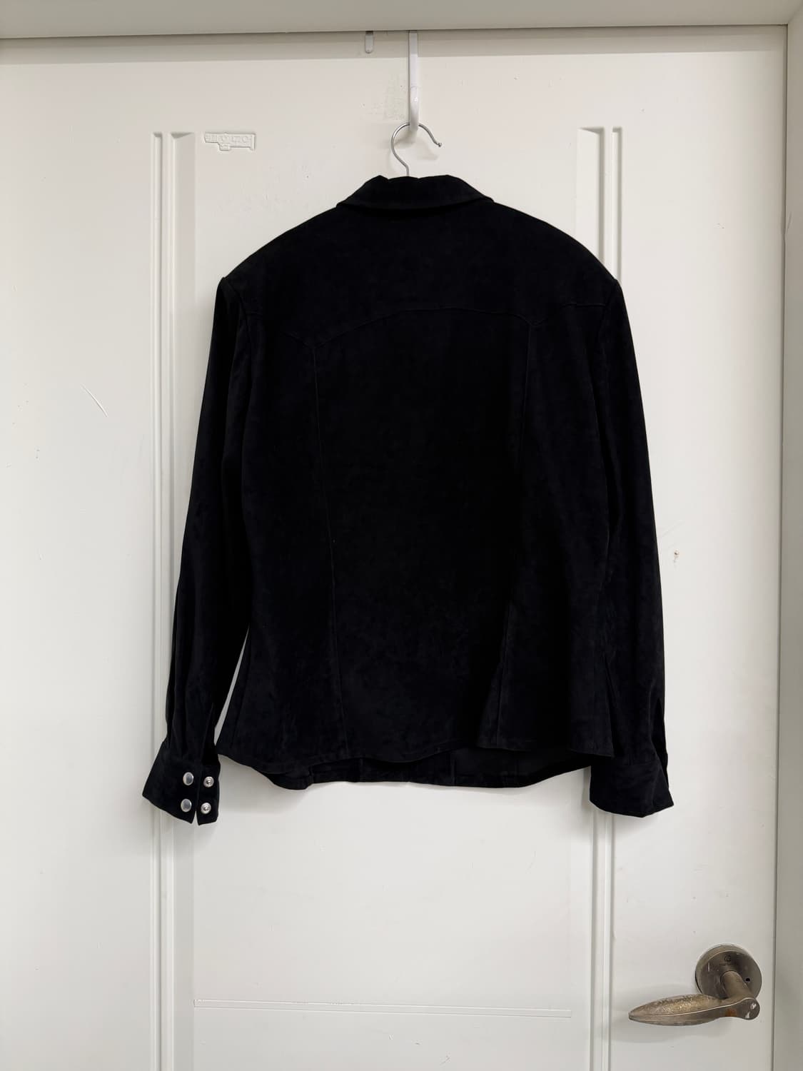 일본빈티지 블랙 스웨이드 웨스턴셔츠 자켓 상품이미지9