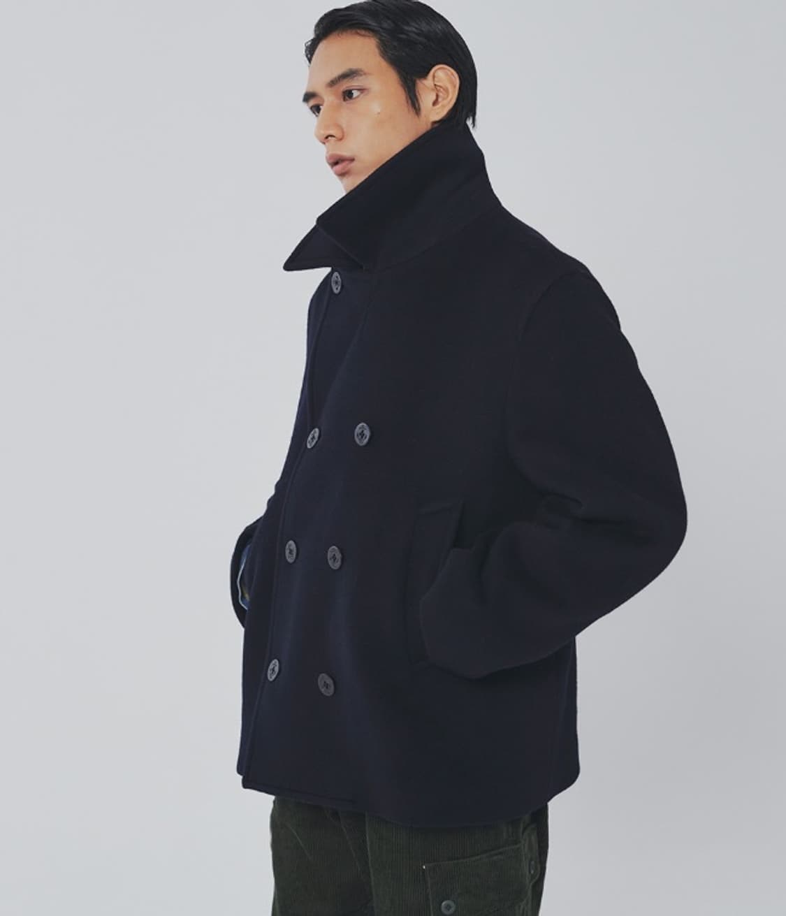 유니폼브릿지 피코트 네이비 XL 새상품 상품이미지1