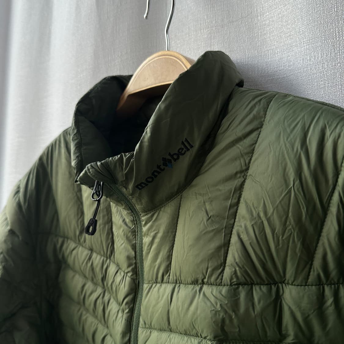 몽벨 경량 다운 자켓 카키 100(L) 상품이미지2