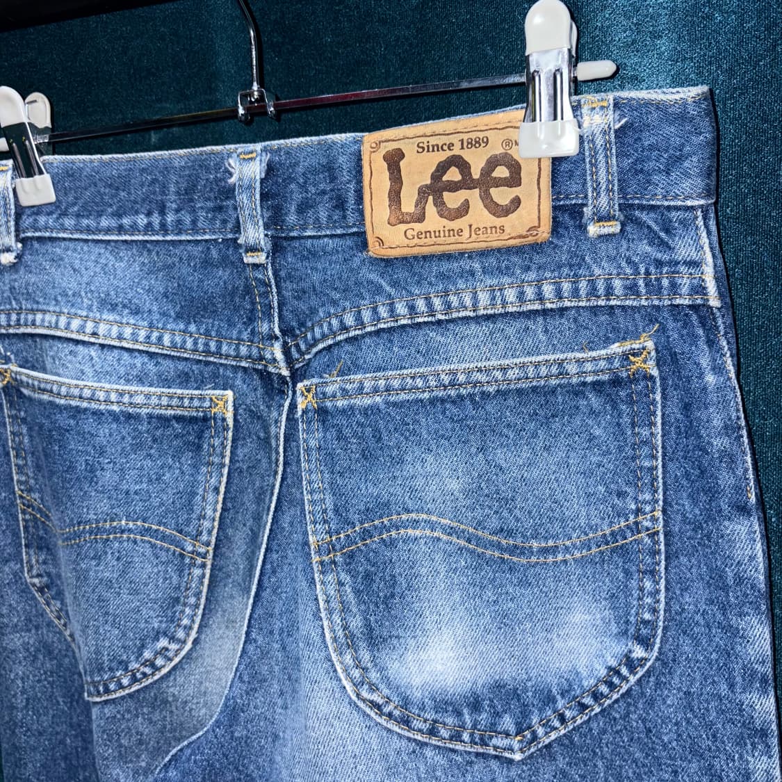 (28) Lee 중청 워싱 데님 팬츠 상품이미지5
