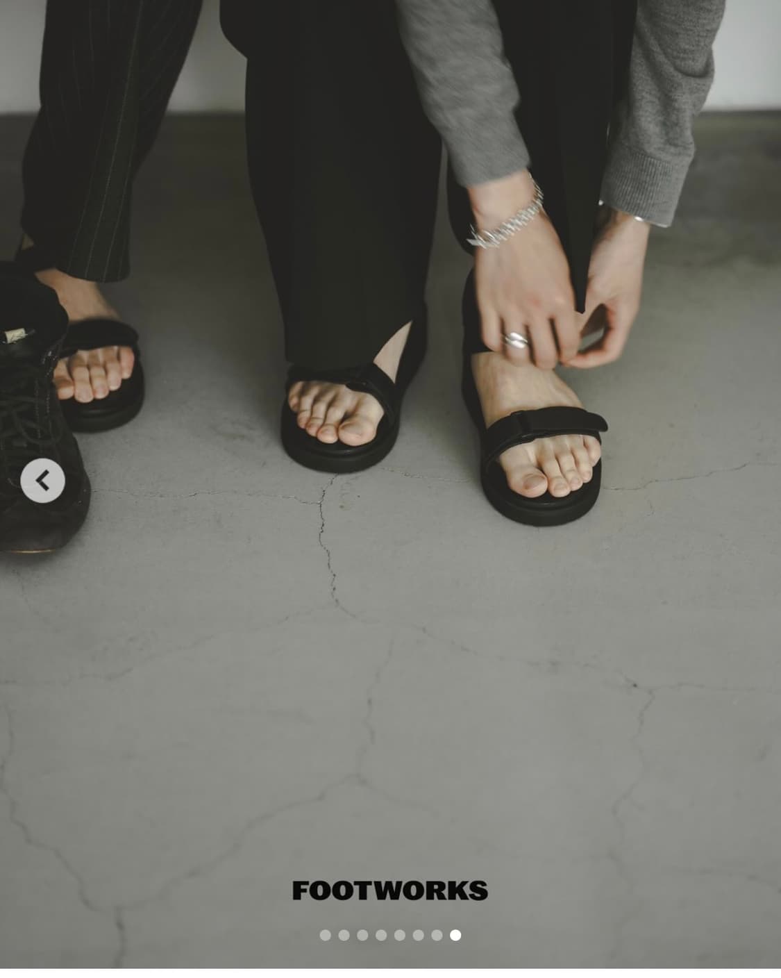 (260) footworks 벨크로 샌들 상품이미지2