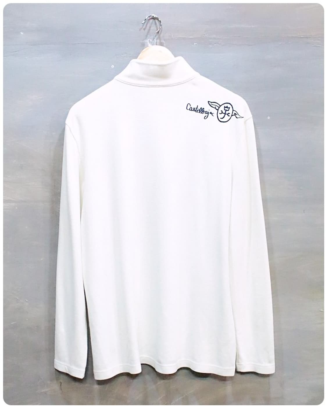 까스텔바작 레터링 프린트 반집업 플리스 티셔츠 105 상품이미지3