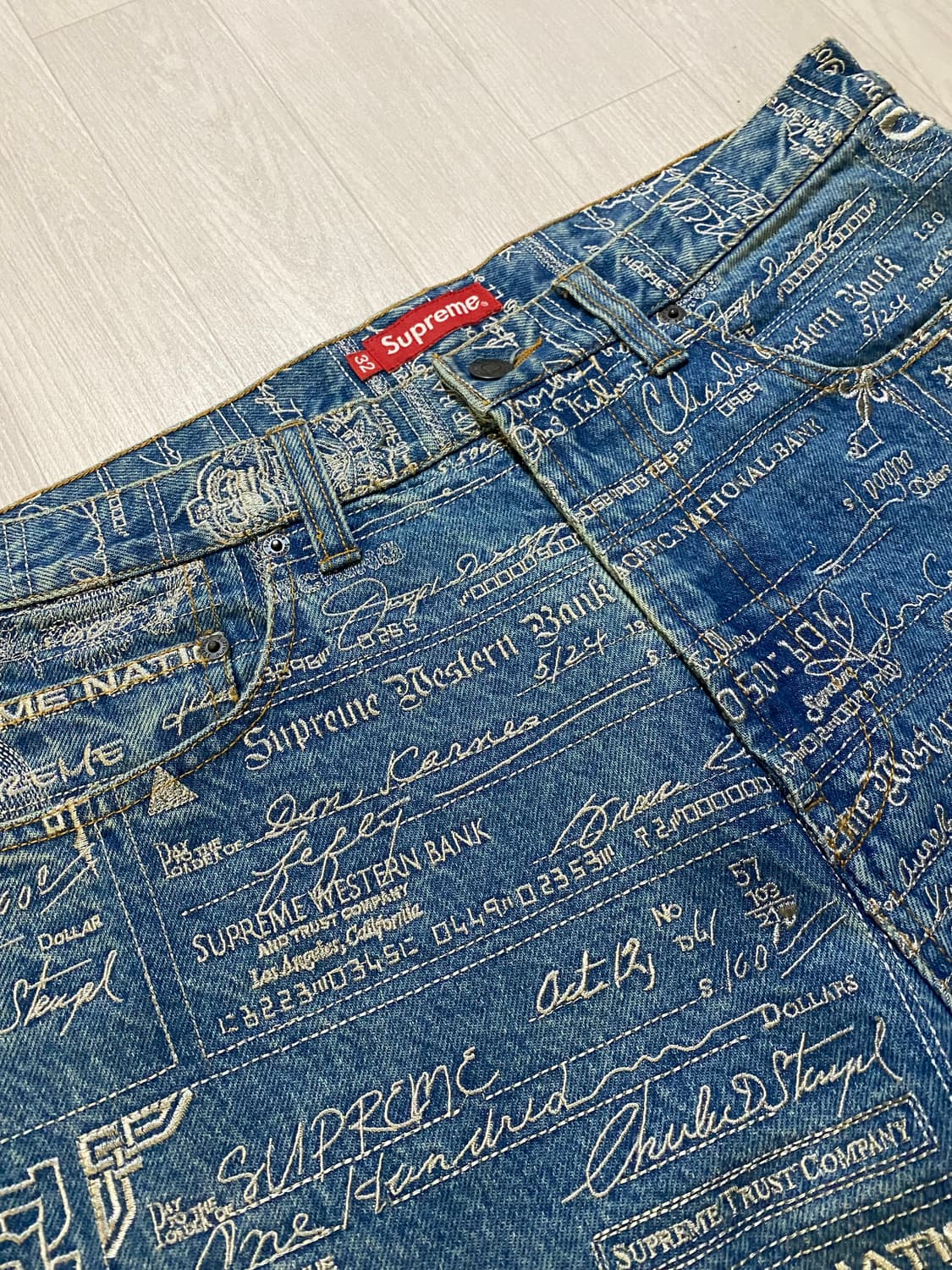 슈프림 자수팬츠 상품이미지4