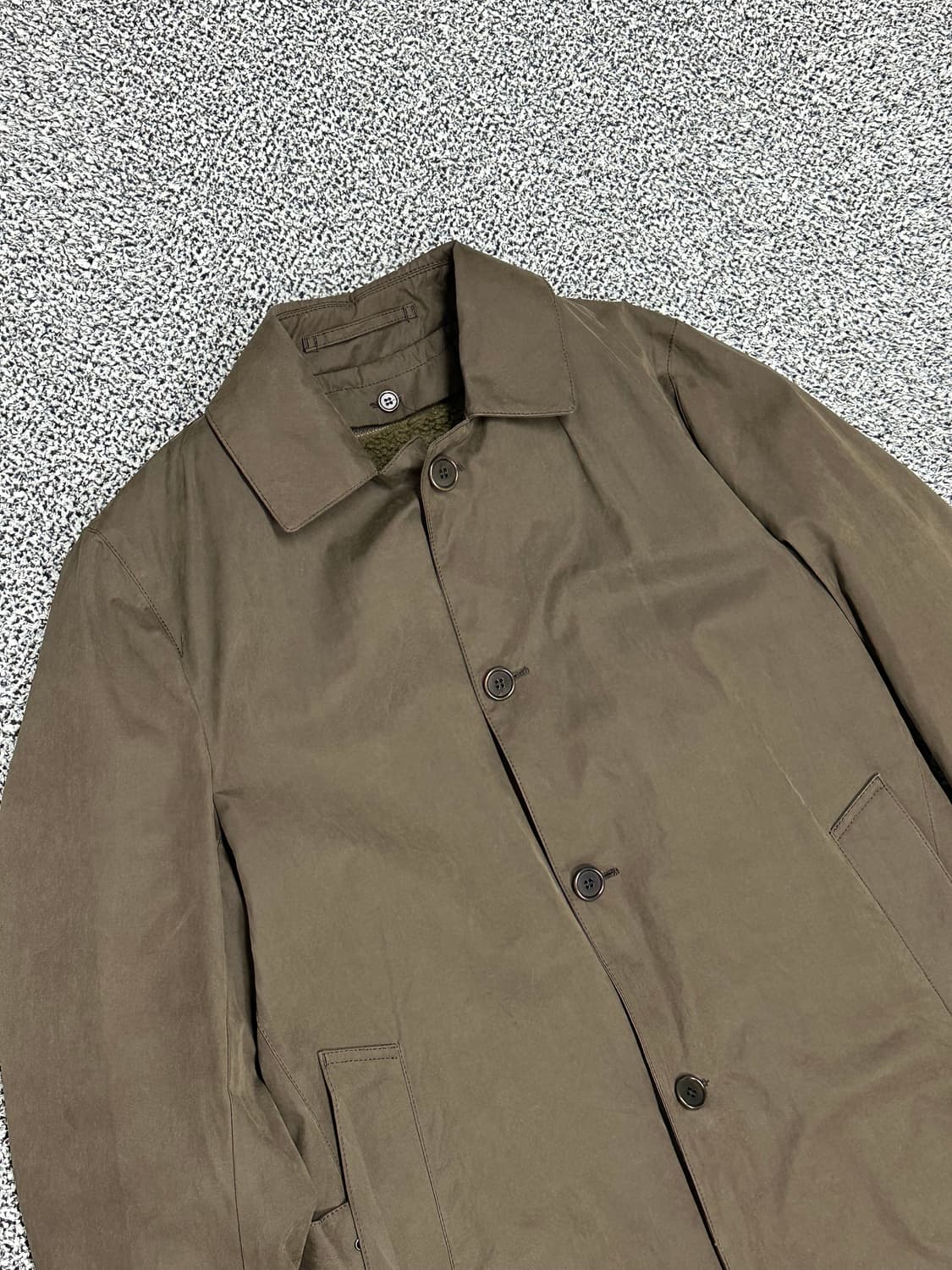 아스페시 브라운 코트 자켓 상품이미지2