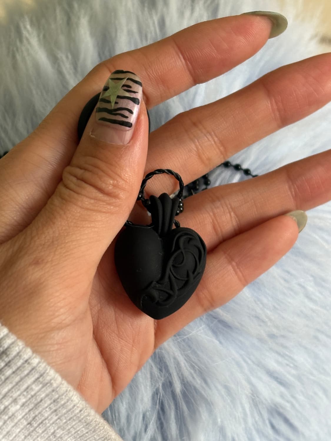 크롬히츠 목걸이 (블랙심장) 상품이미지4