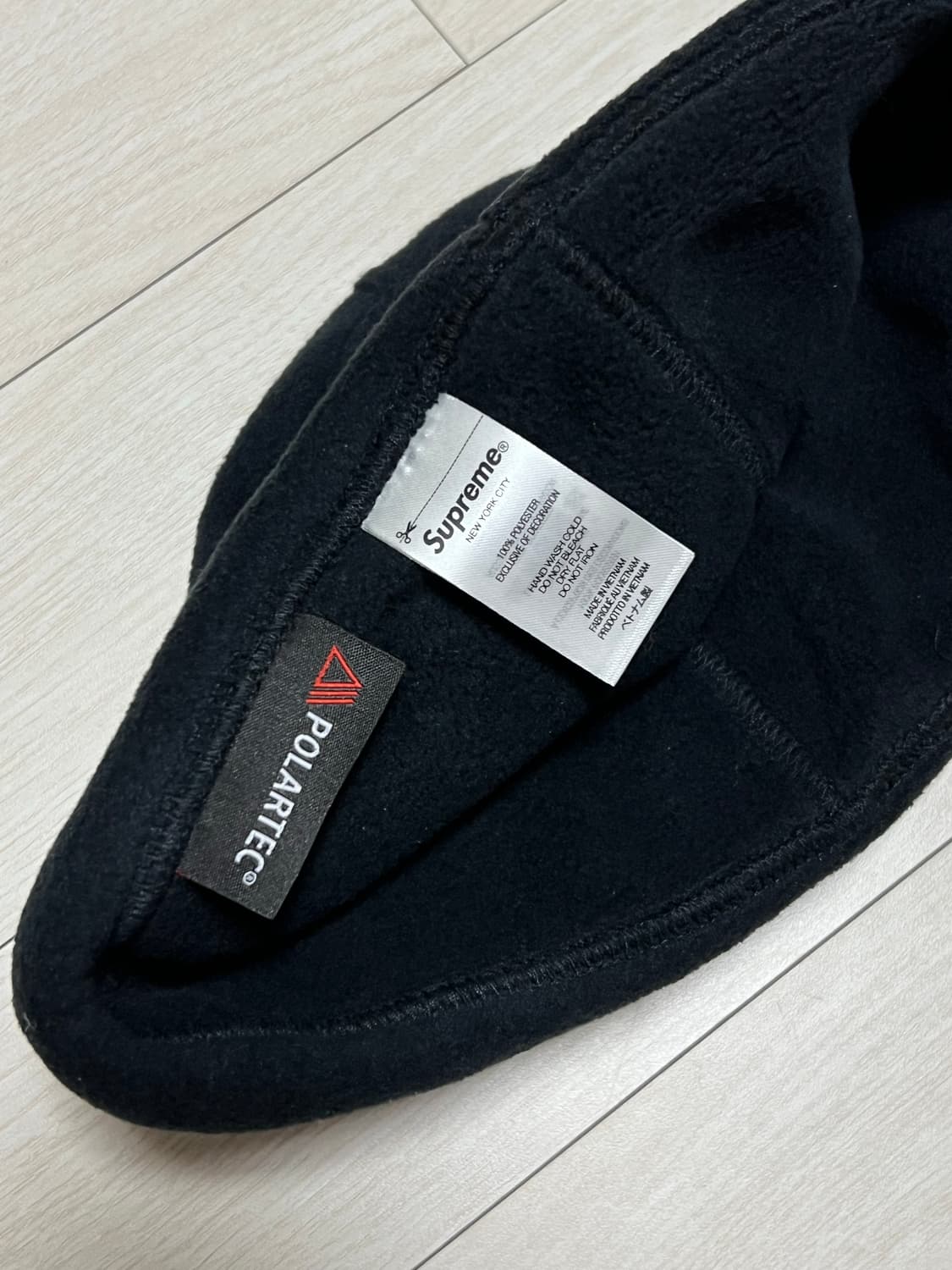 슈프림빅로고폴라텍숏비니 상품이미지4