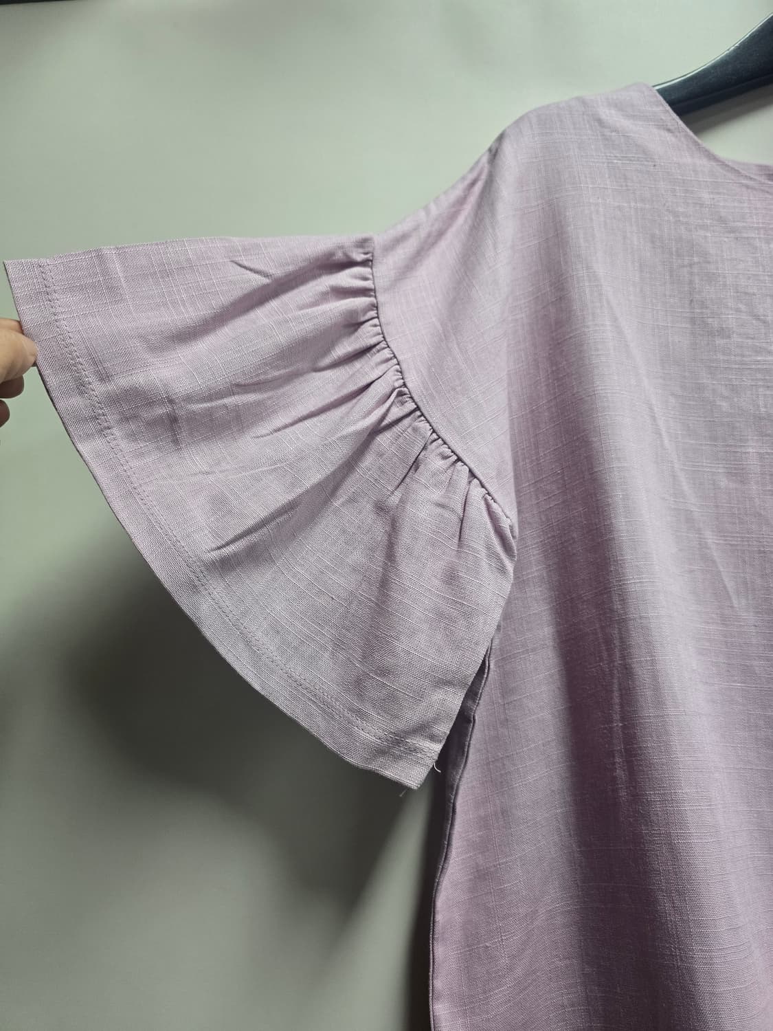 새상품)온앤온 마 100프로 러블리 반팔블라우스 M 상품이미지2