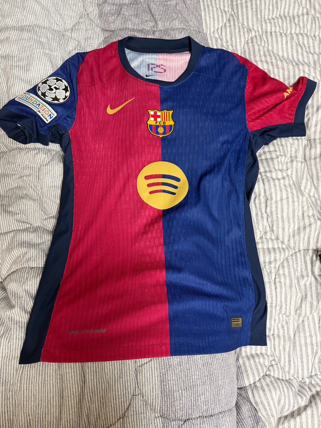 24-25 바르셀로나 홈 어센틱버전 oem 라민야말 챔스 풀마킹 L 상품이미지1