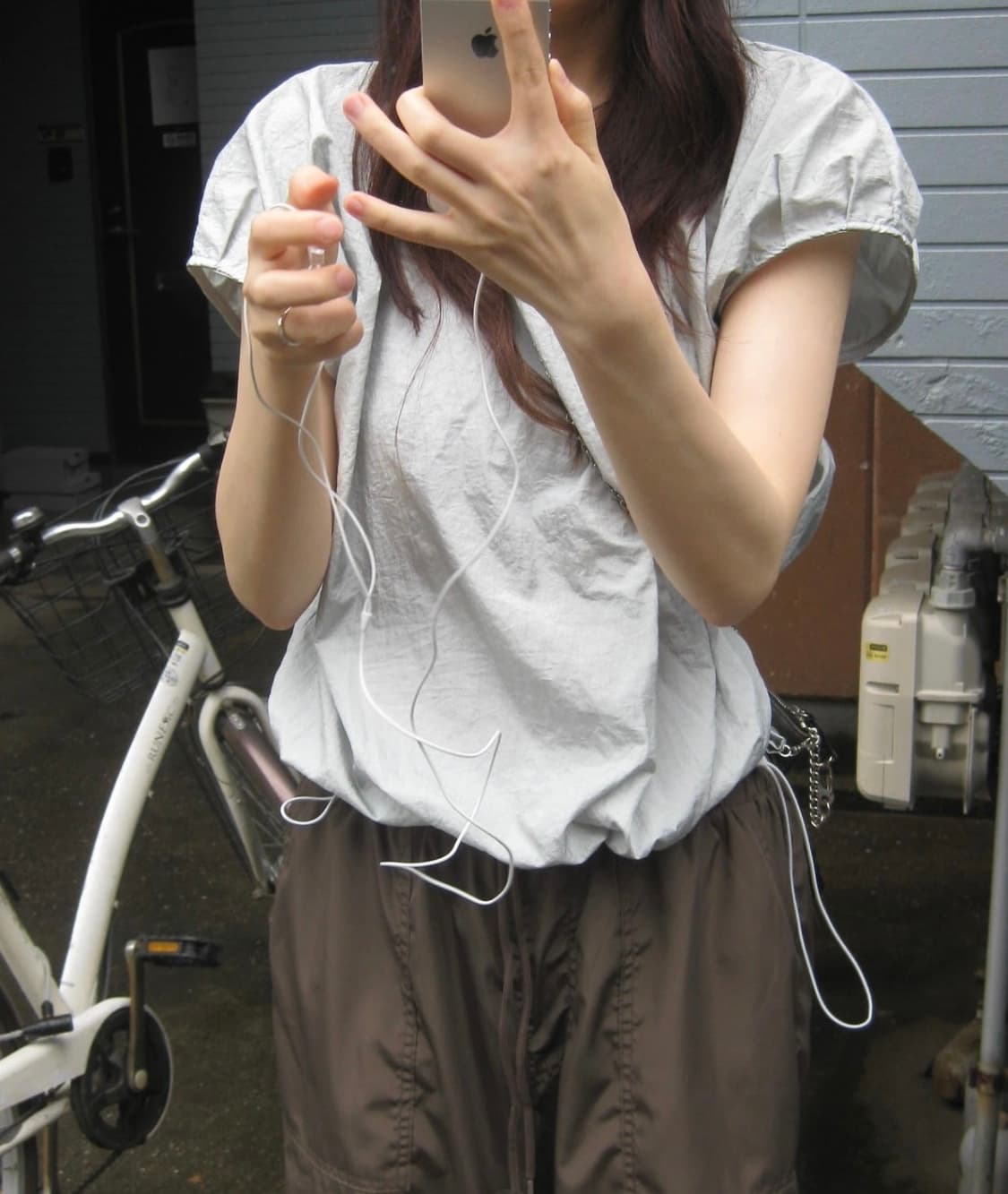 세이지블루 silky blouse 상품이미지2