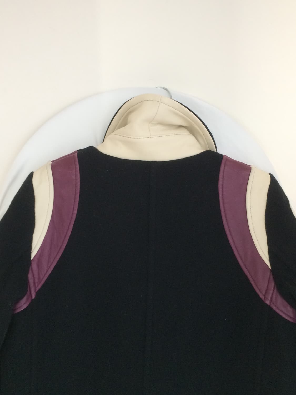 히스테릭 글래머 아카이브 양 가죽 램 스킨 스컬 해골 울 더플 코트 상품이미지7