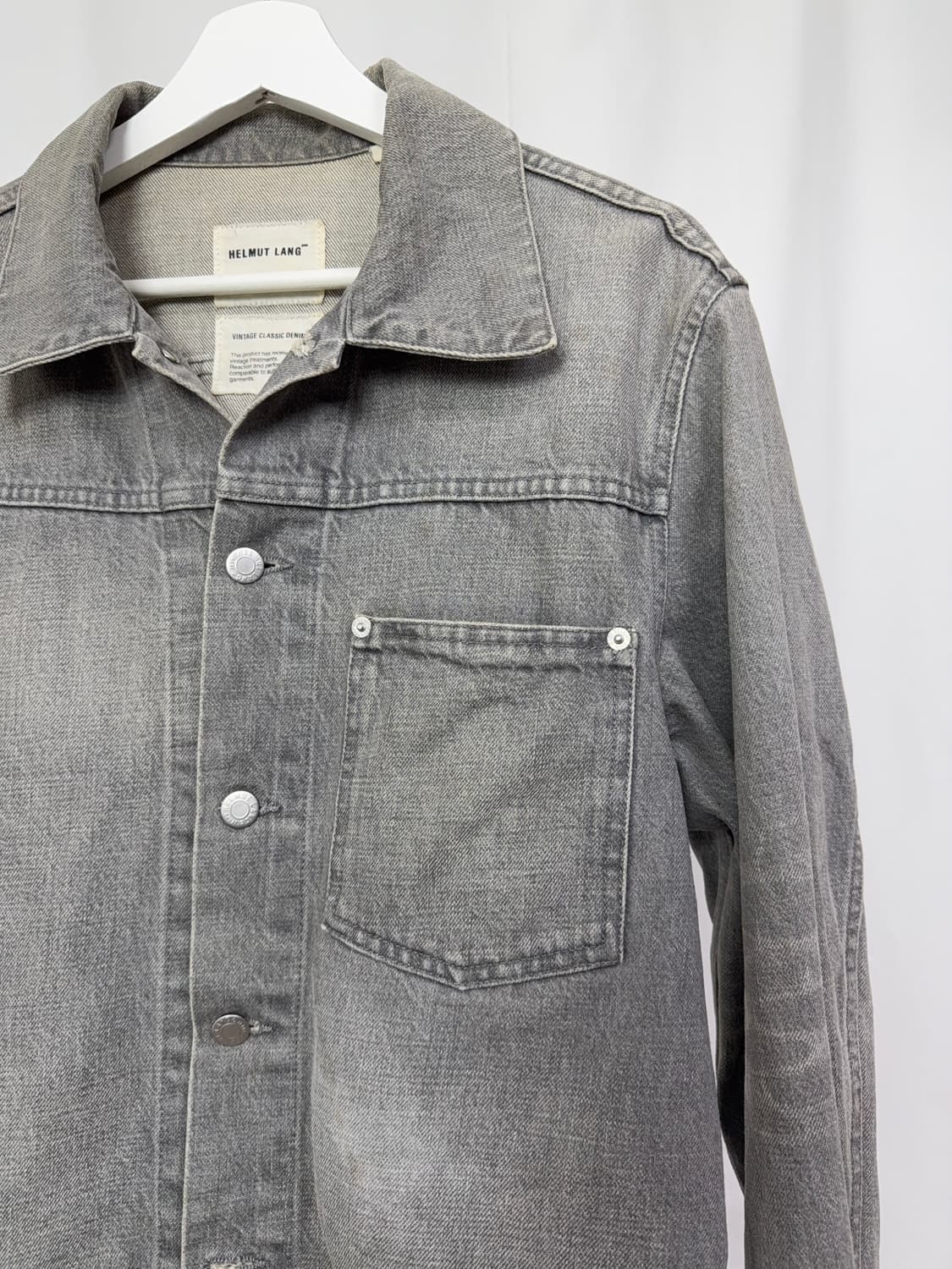 Helmut lang 90s one pocket denim jacket 상품이미지4
