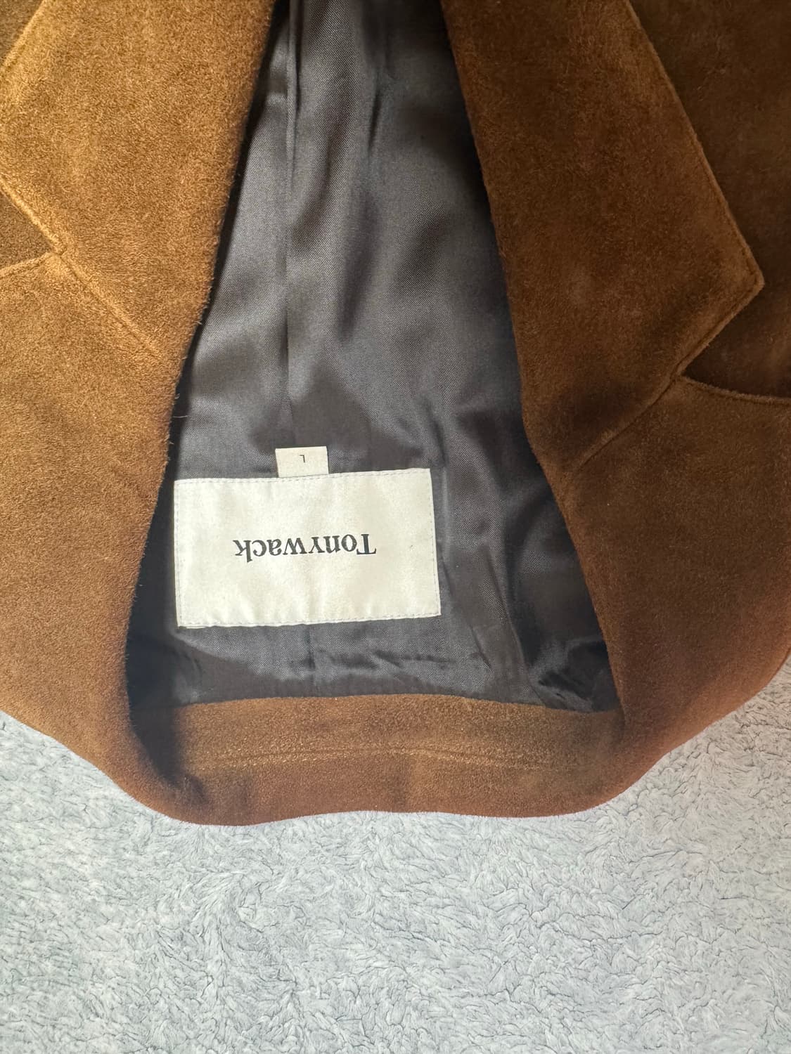 토니웩 스웨이드 블레이저 자켓L 상품이미지5