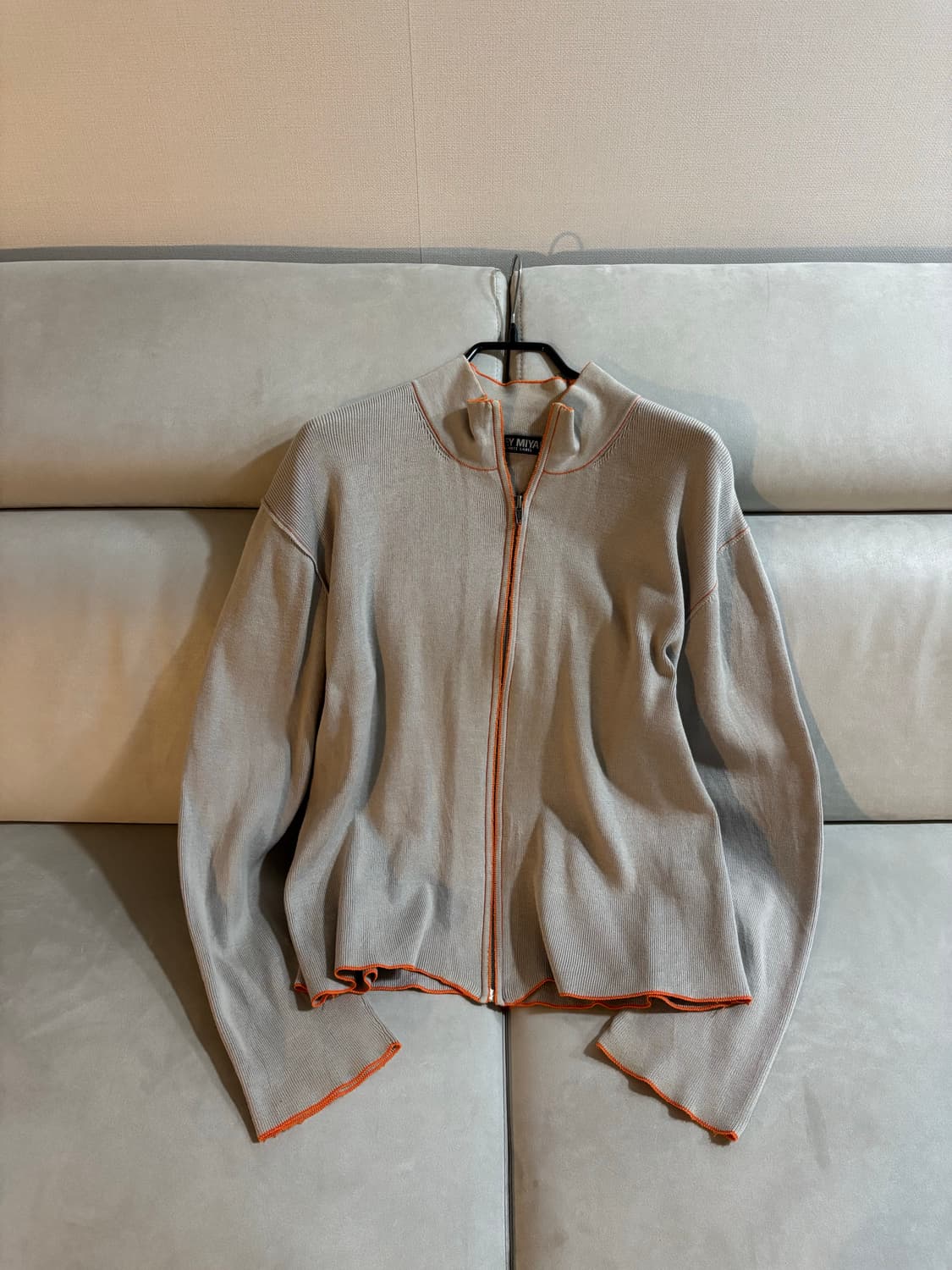 ISSEY MIYAKE Knit Zip-up 이세이미야케 니트집업 상품이미지1