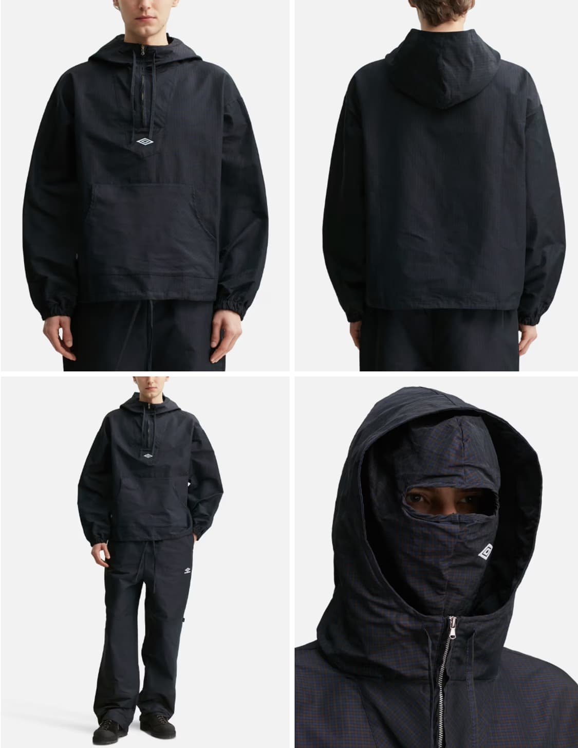 M 새제품) 엄브로 X 슬램잼 마스크 아노락 바람막이 L 100~105 상품이미지8