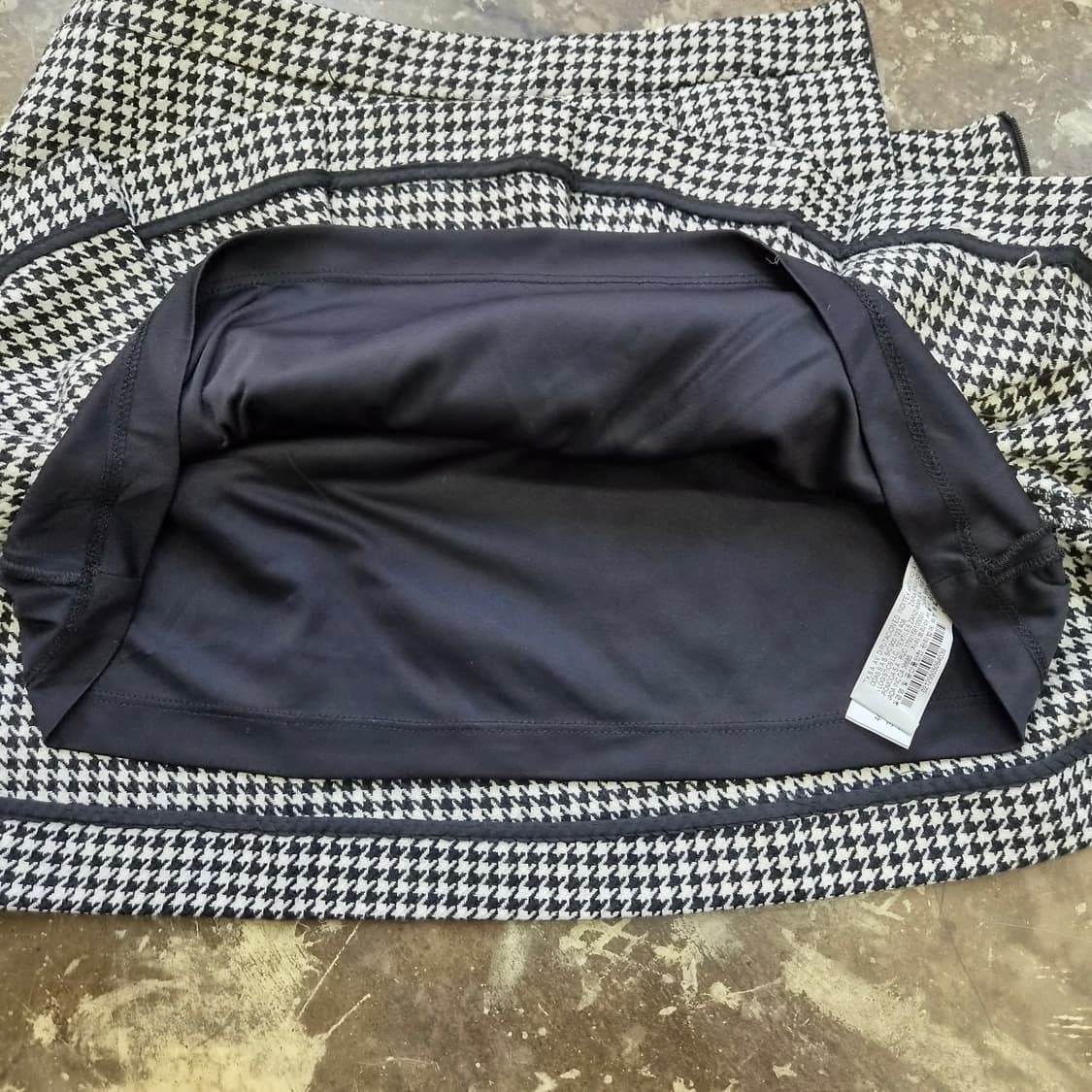 M) ZARA 자라 하운드투스 체크 플리츠 스커트 상품이미지6