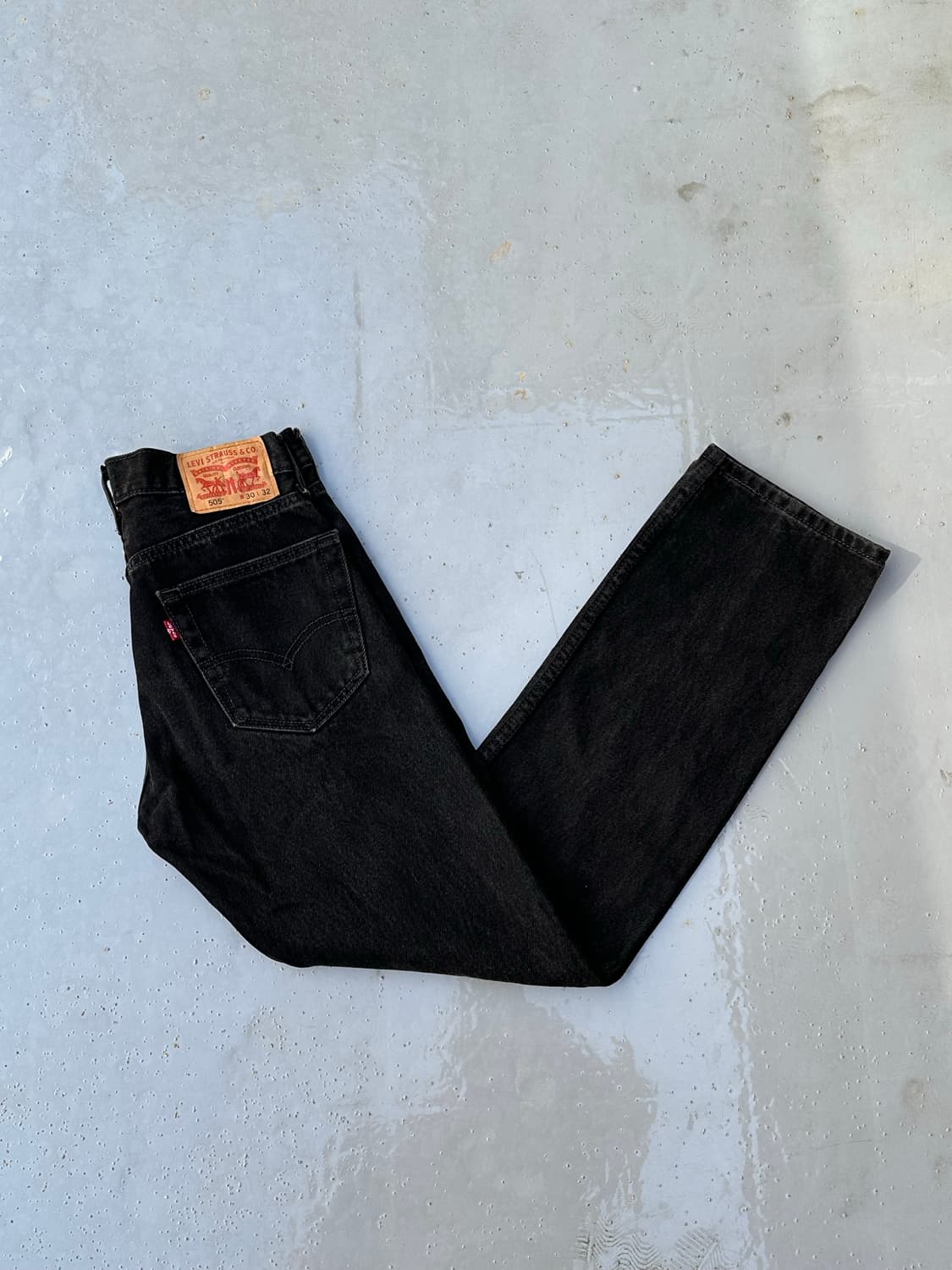 [리바이스] •Levi's 505 Black Denim 상품이미지1