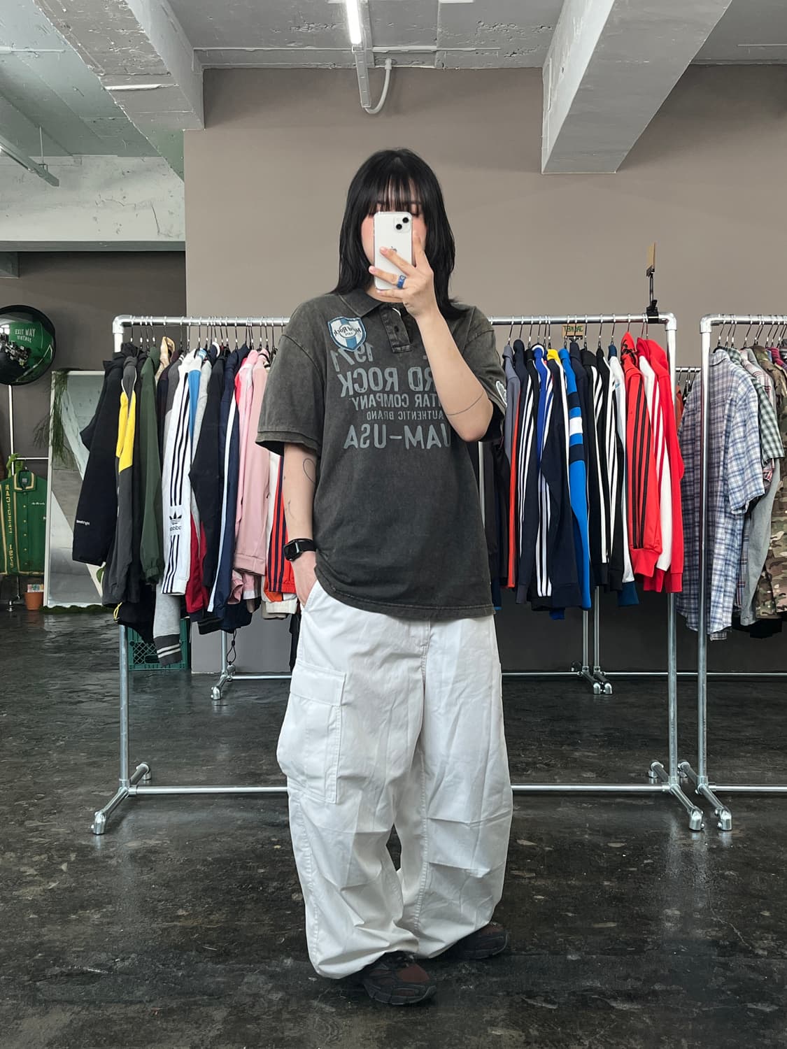 하드락카페 카라 반팔 티셔츠 상품이미지6