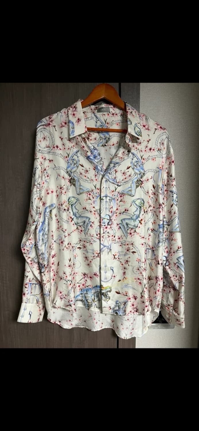 디올 남성 실크 상하의 셋업 상품이미지1