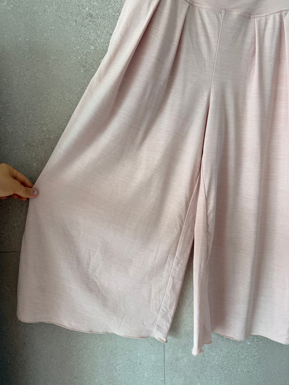 핑크 요가바지 와이드 쿨링 기능성 상품이미지2