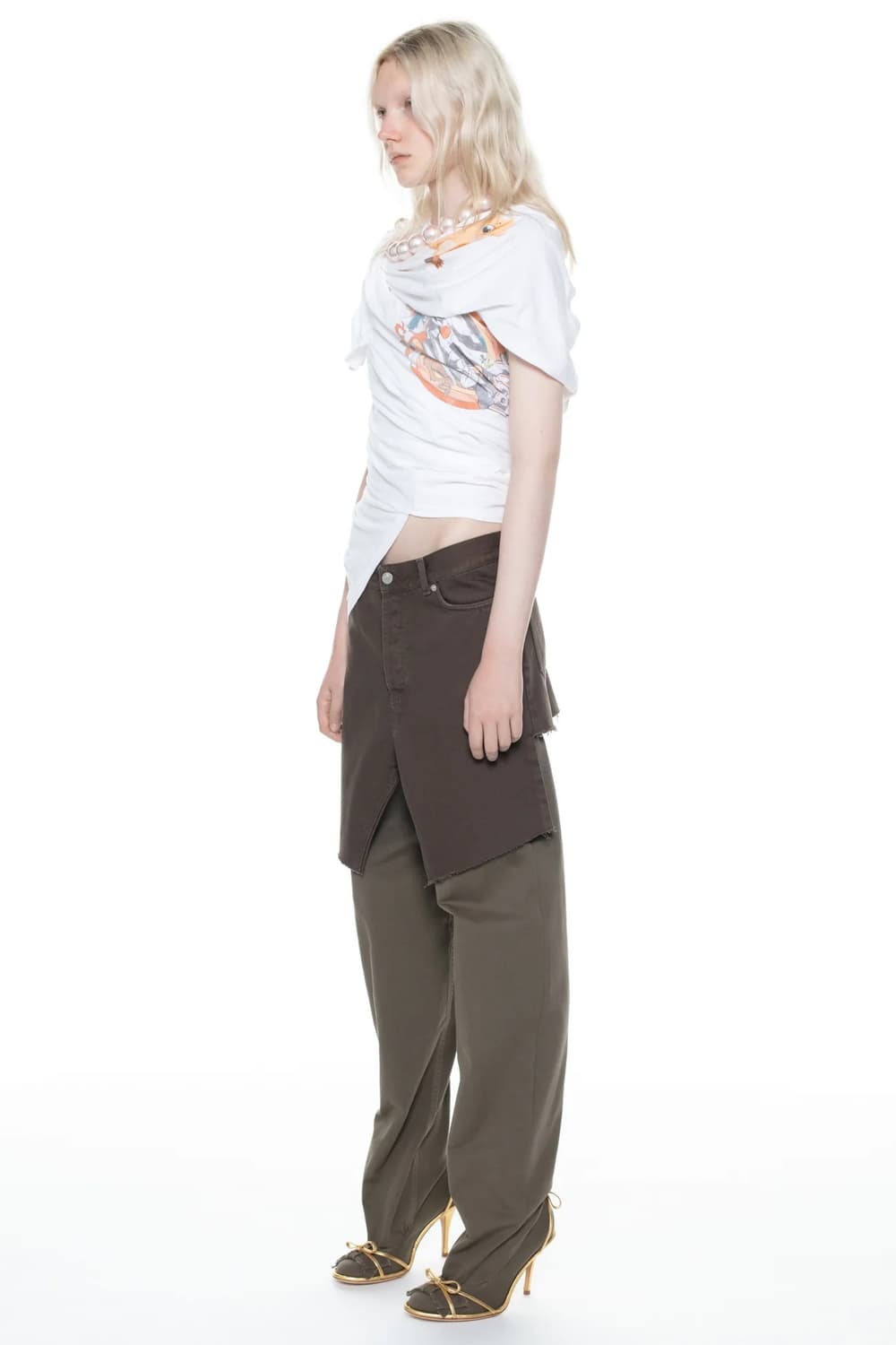 [S,M]어거스트 바론 All-in DISPLAY 데님 쇼츠/브라운 상품이미지6