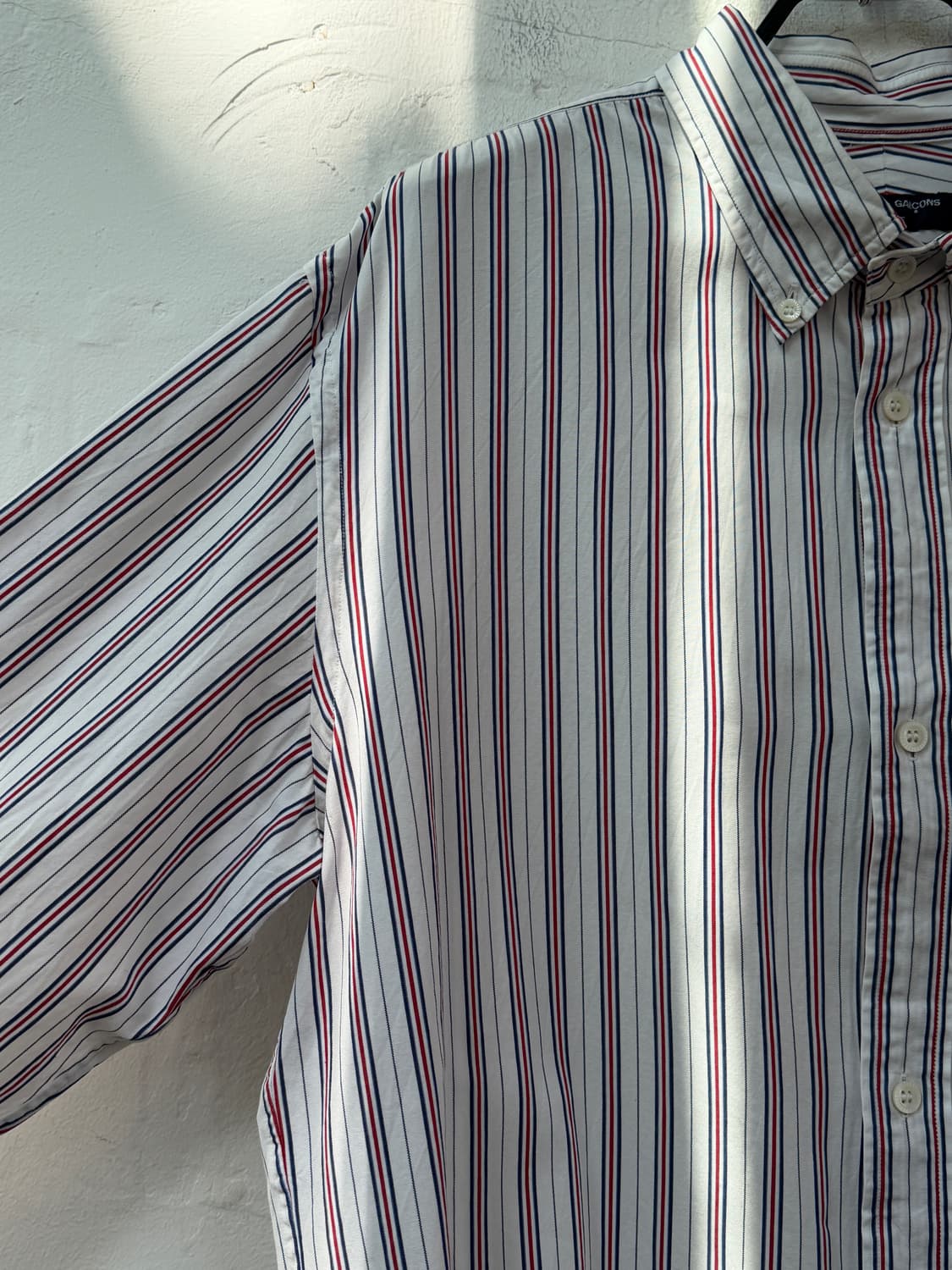 Comme des Garcons 꼼데가르송 스트라이프 다운버튼 셔츠 L 상품이미지4