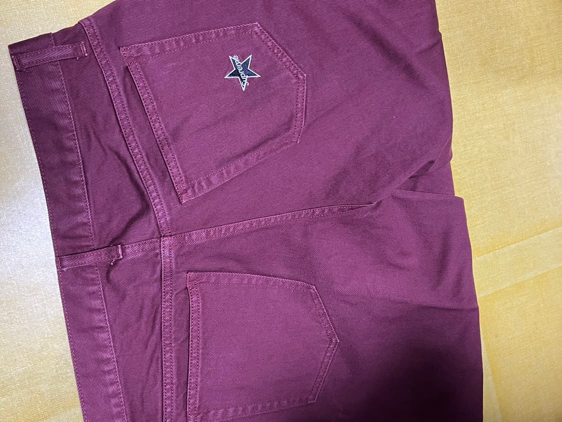 슈프림 버건디 팬츠 30 상품이미지3