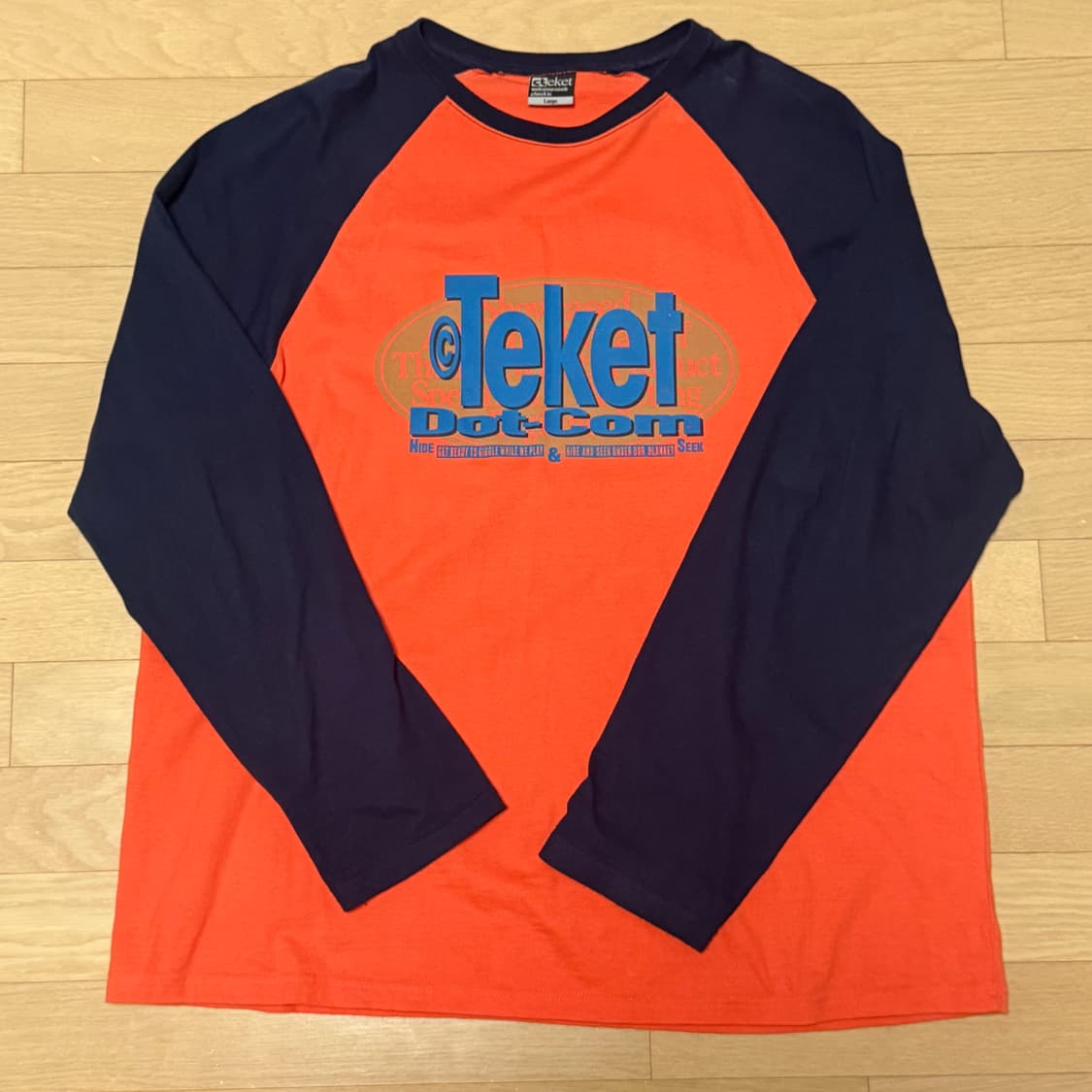 L) 테켓 롱슬리브 오렌지 Doorbell L/S Tee 상품이미지1