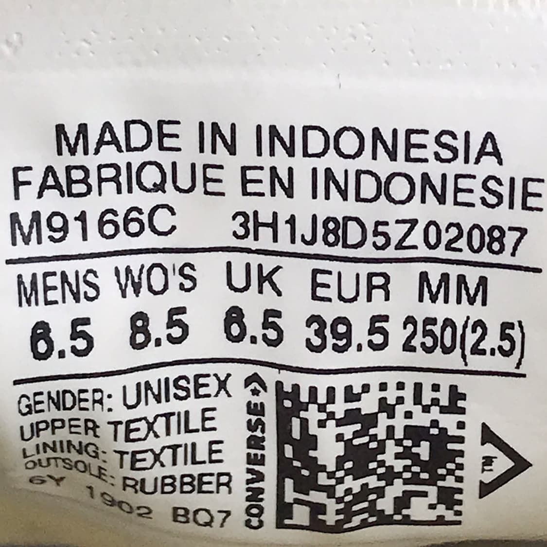 컨버스 척테일러 올스타 클래식 신발 스니커즈 250 상품이미지7