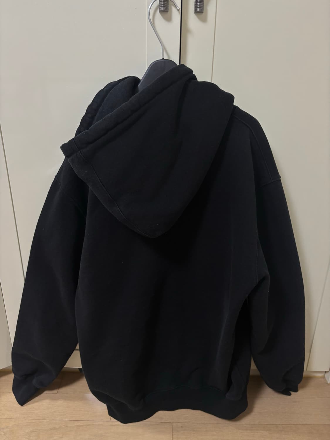 예스아이씨 후드티 블랙 상품이미지4