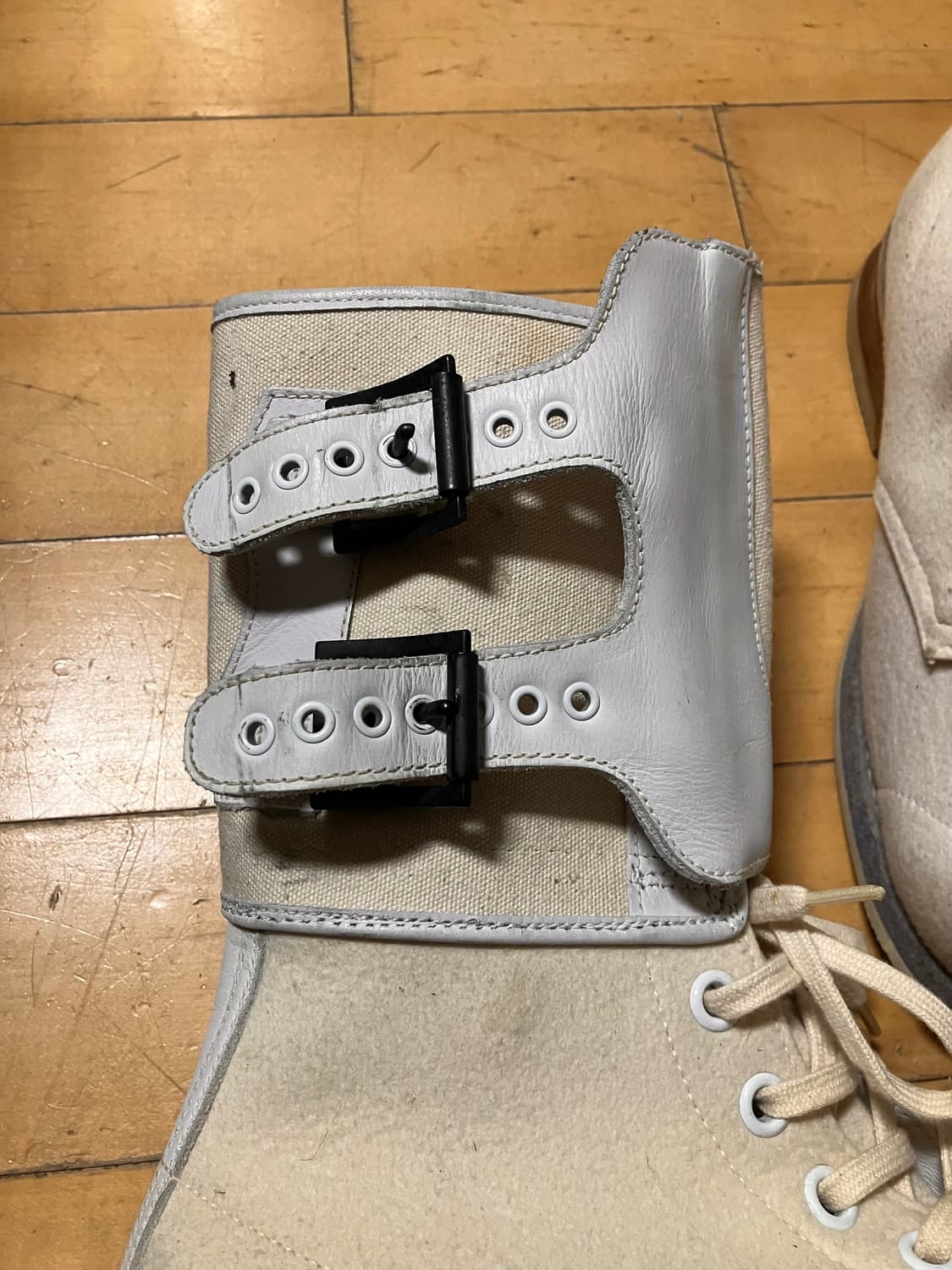 40-50s USAF 미군 ARCTIC 설상 버니 부츠 크림 270 상품이미지4