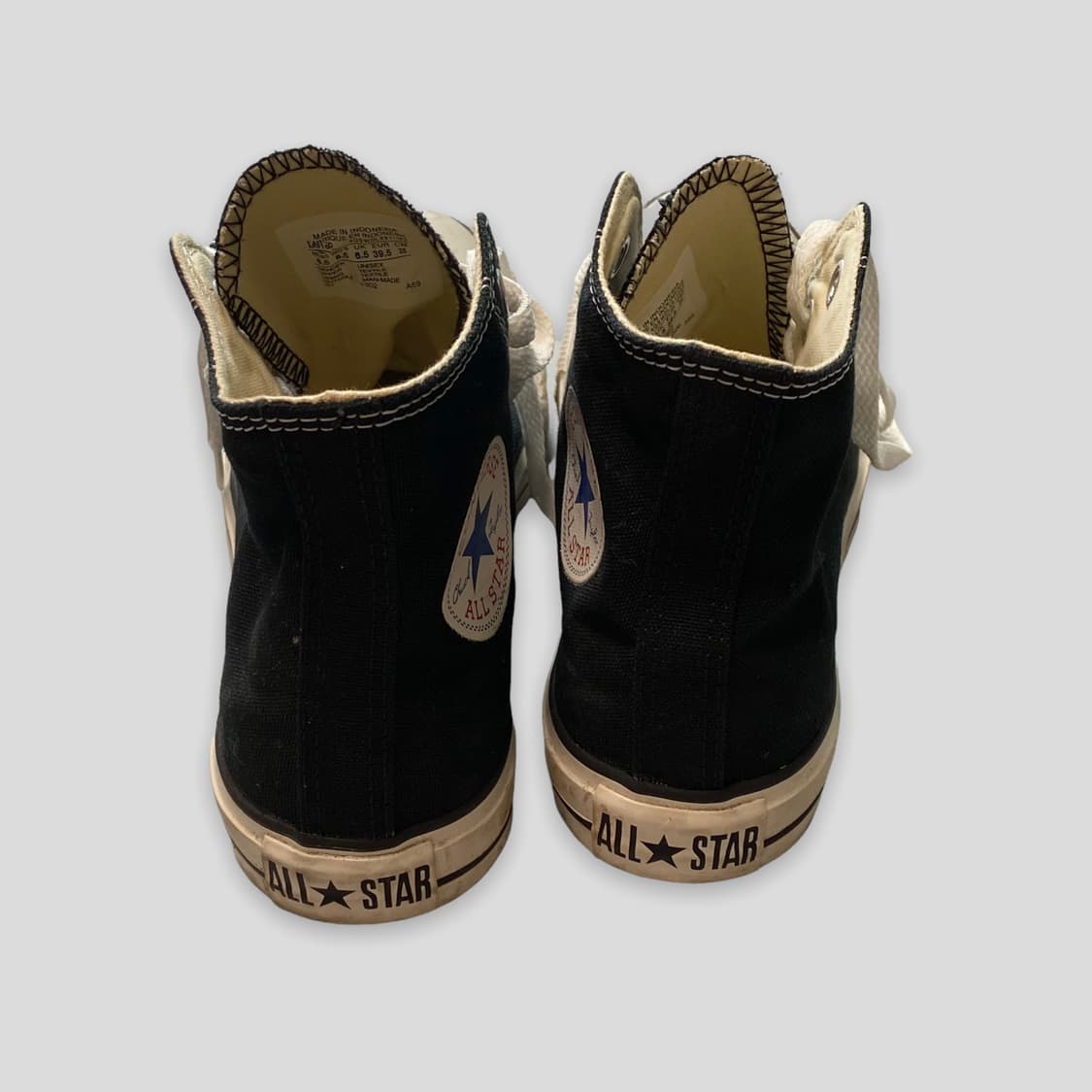 (250)컨버스 검흰 하이 올스타  상품이미지4