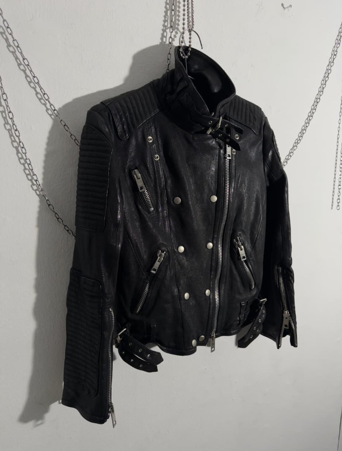 나폴레옹 레더 재킷 상품이미지1