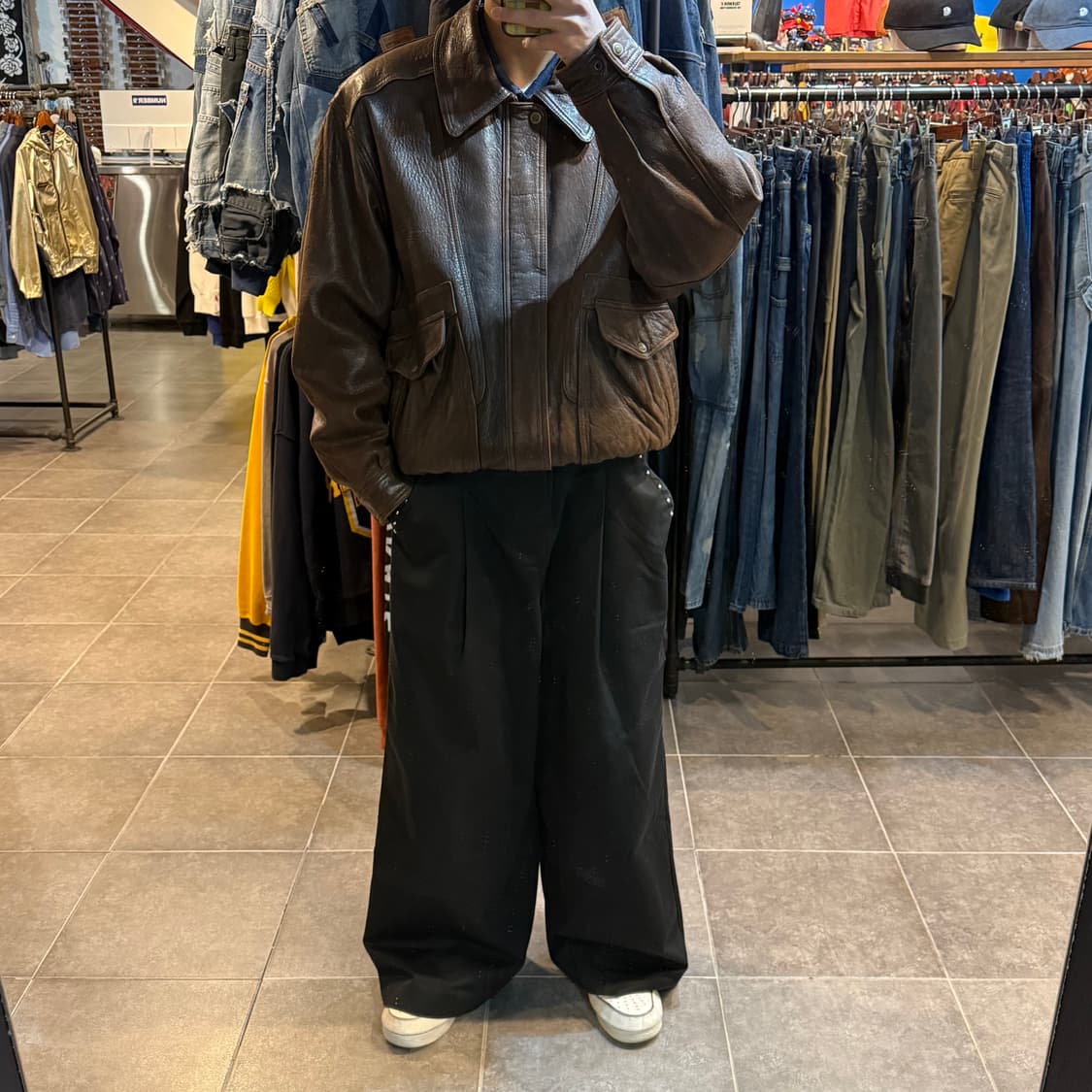 [NO.9] LEE 리 A-2 레더 자켓  상품이미지2