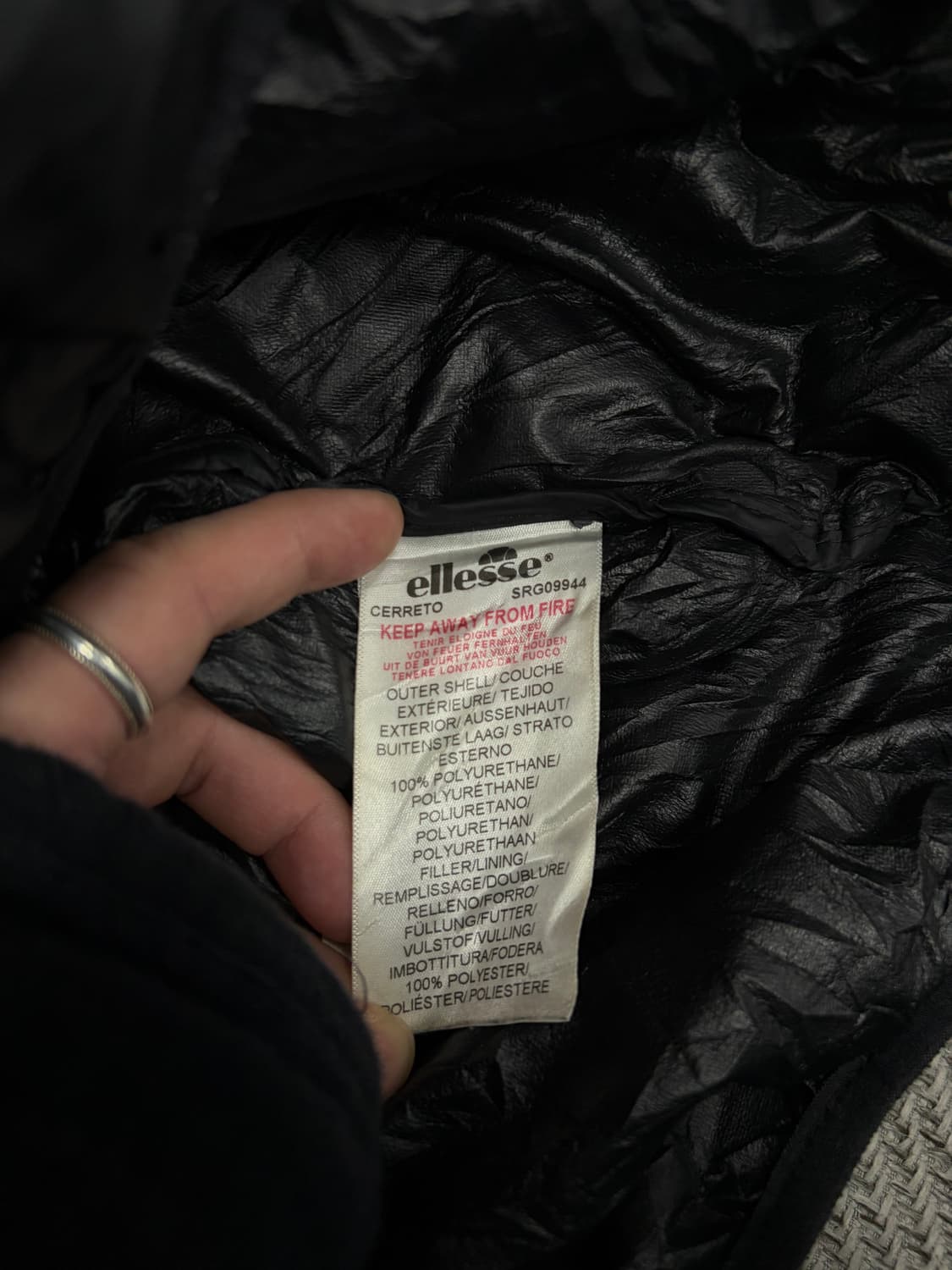 엘레쎄 엠보 퍼프 패딩 v1191 상품이미지6