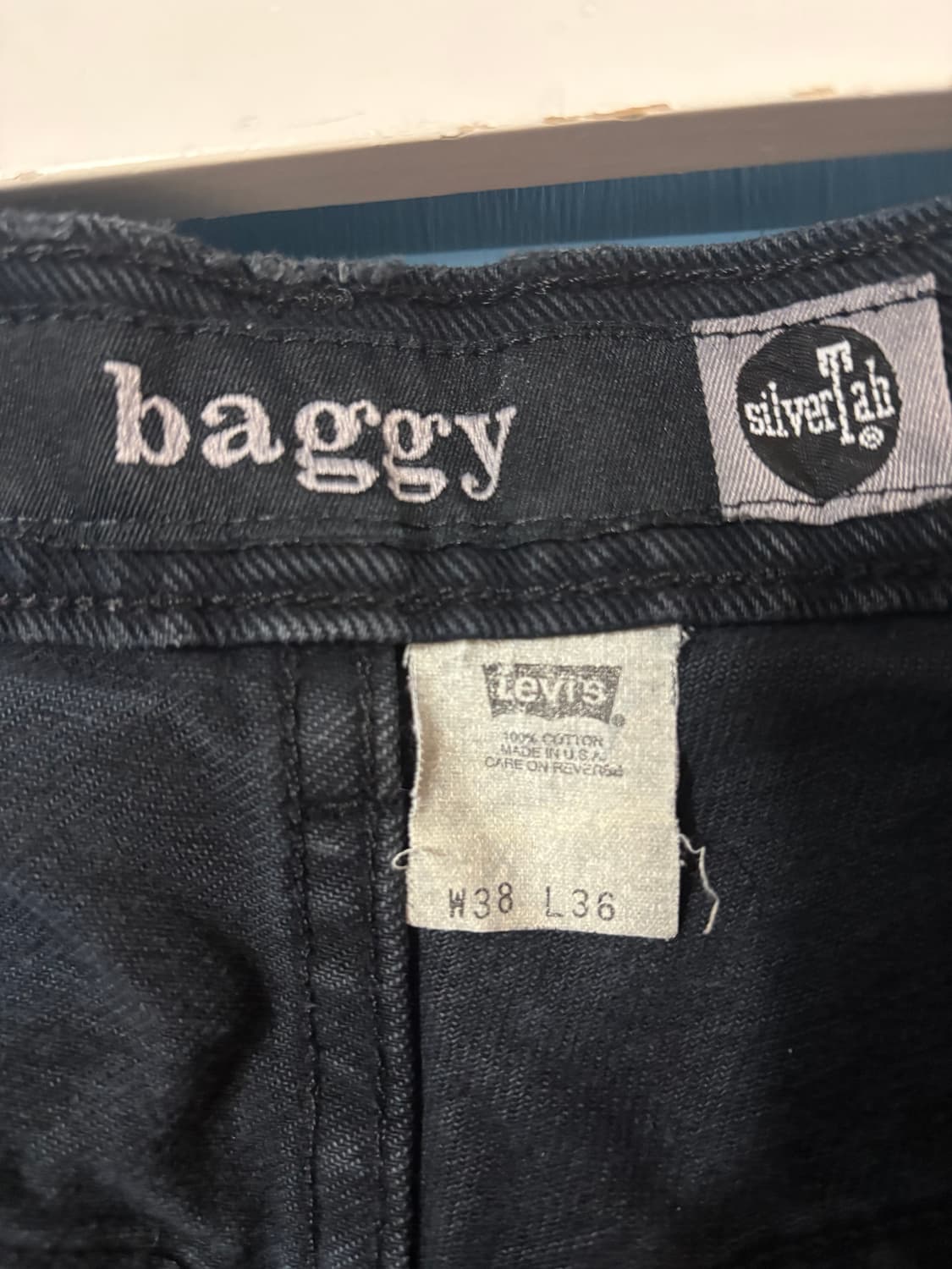 90‘s USA Levis Silver tab baggy denim 상품이미지5