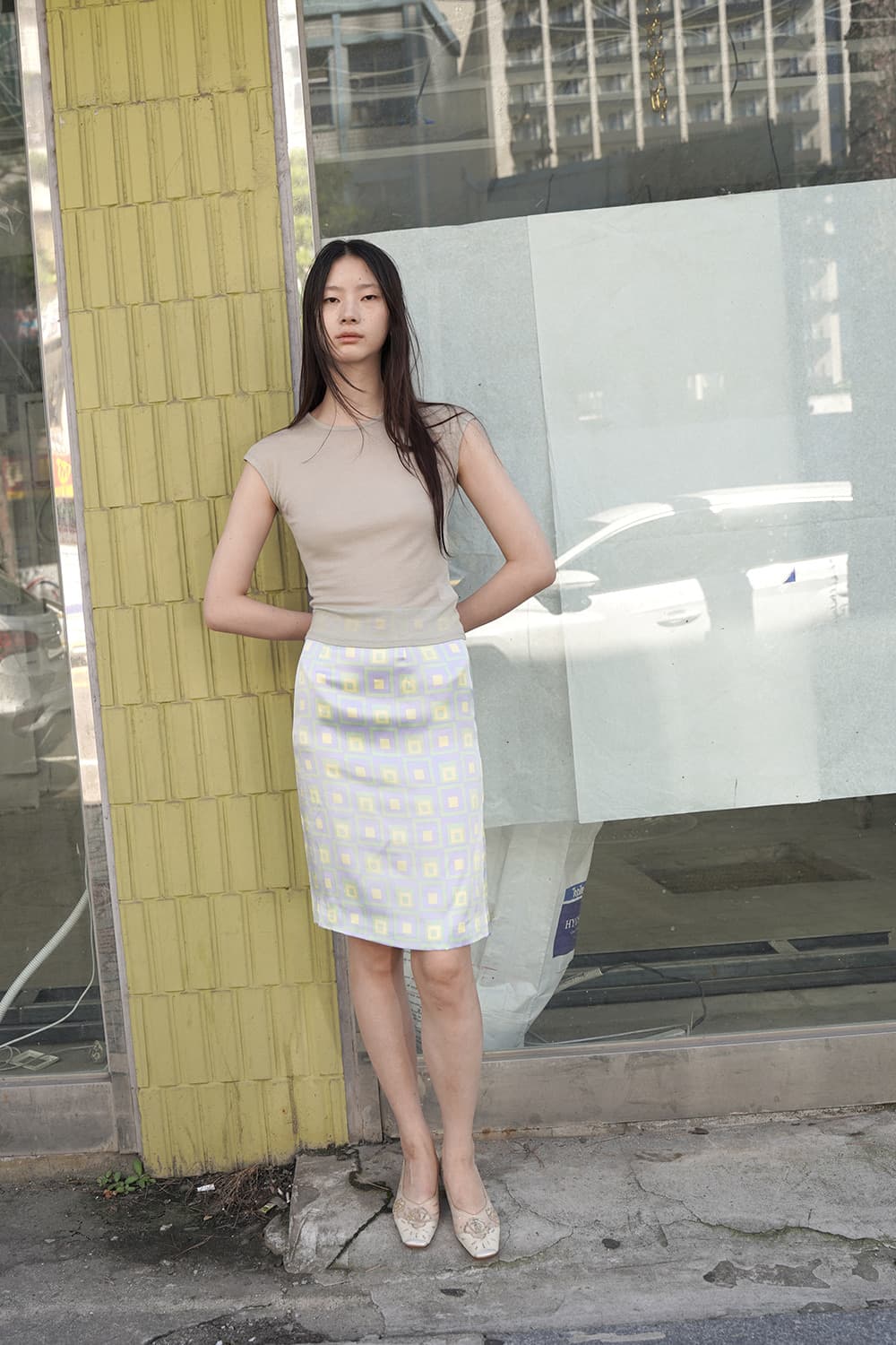 Nuuanu 누아누 탑 Onwa top_sage 상품이미지3