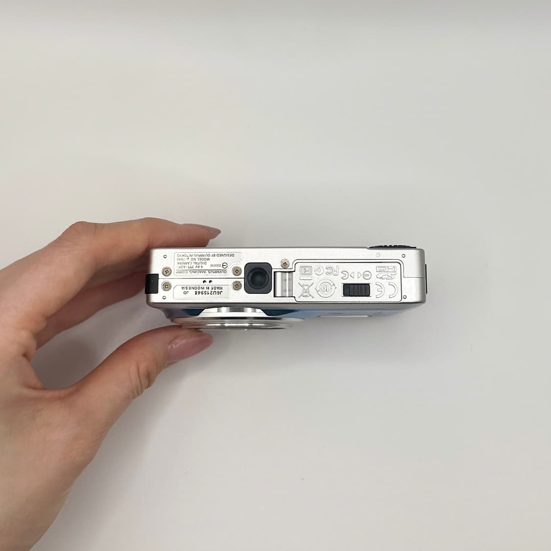 풀박!) Olympus 7040 올림푸스 뮤 7040 스카이 블루 상품이미지5