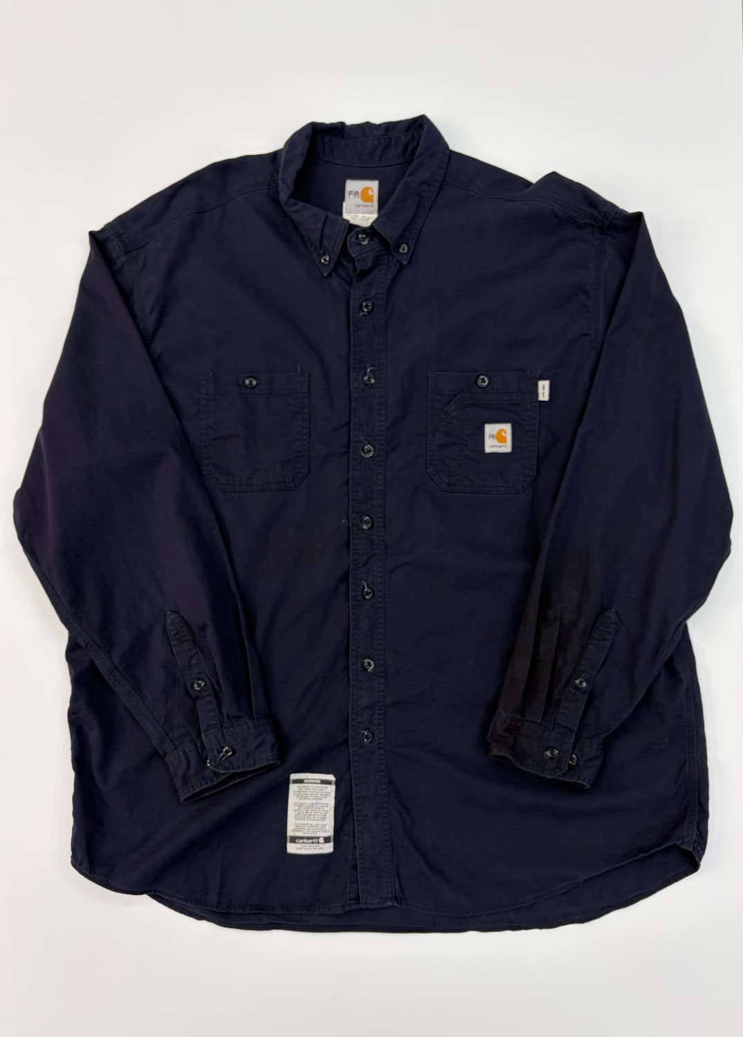 Carhartt FR 워크 셔츠 네이비 상품이미지1