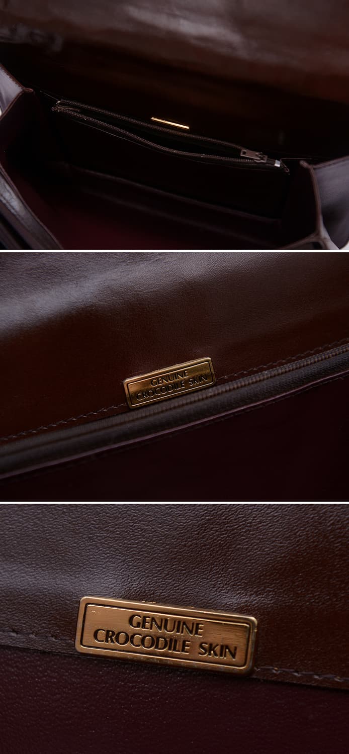 리얼 악어가죽 (크로커다일 스킨) 숄더&크로스백 상품이미지10