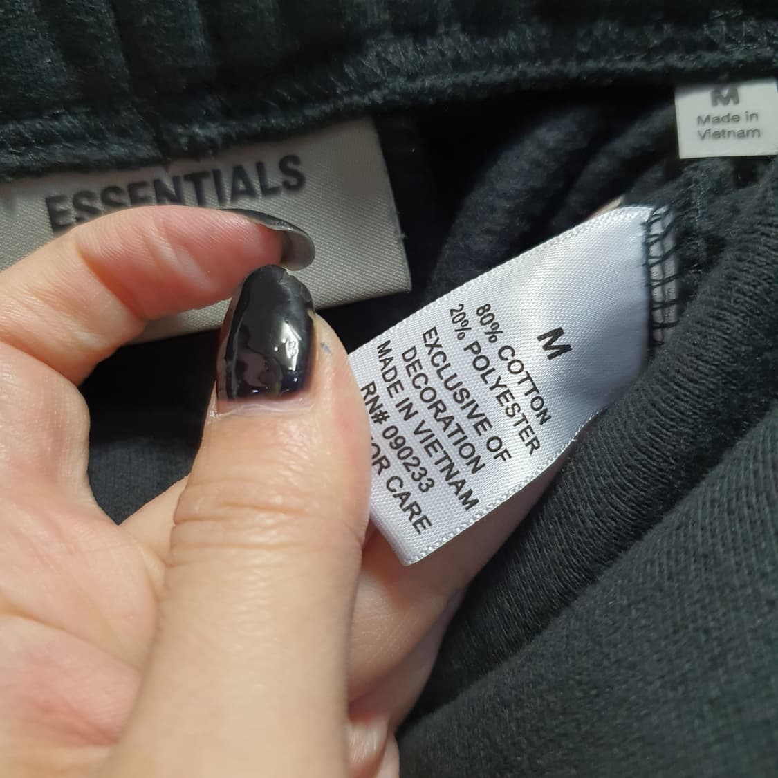 피어오브갓에센셜 남성 기모 조거팬츠  상품이미지7