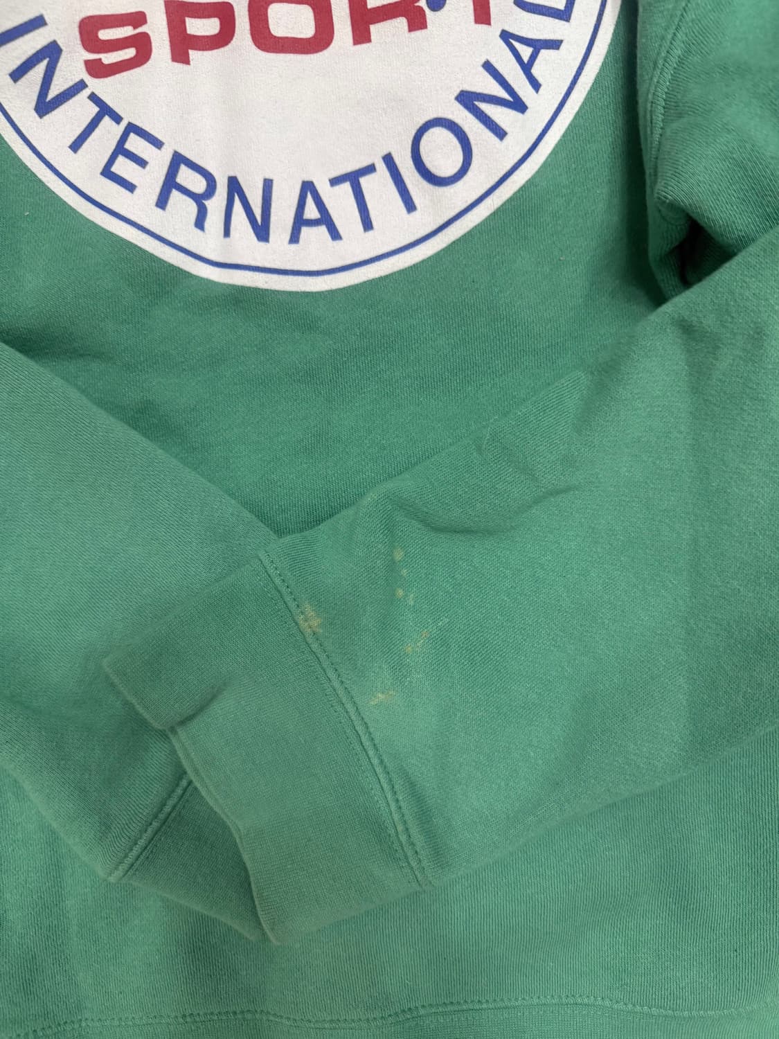 스투시 그린 후드 L 상품이미지3