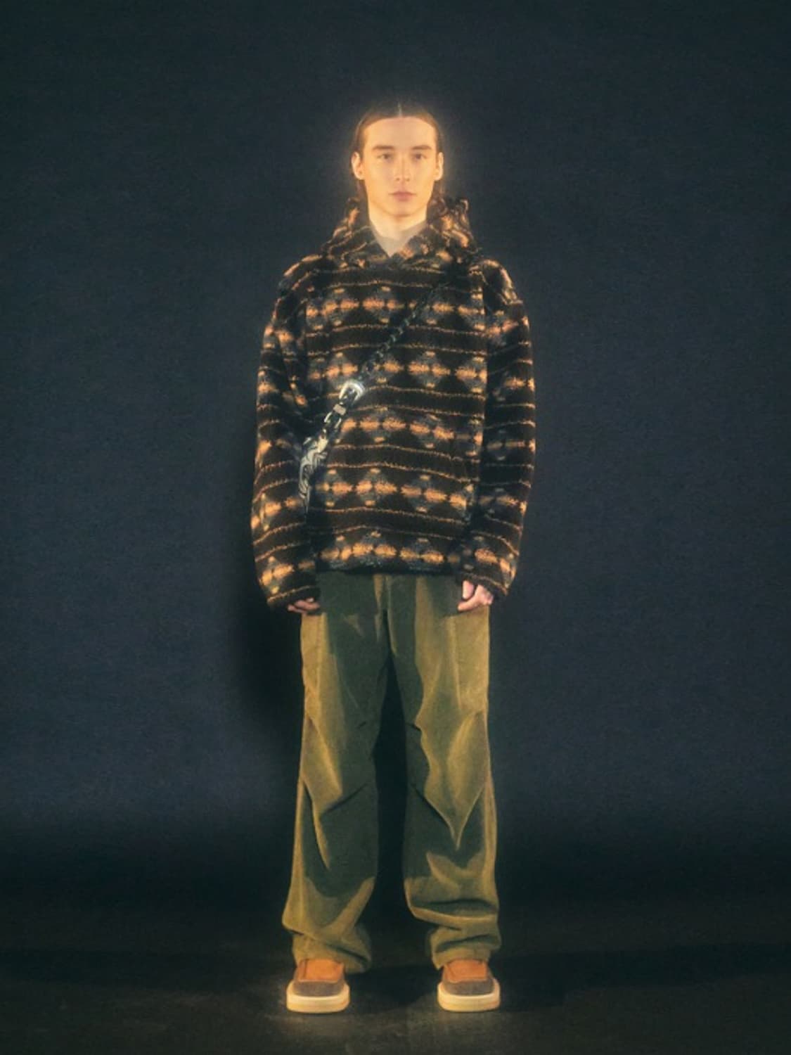 앤더슨벨 산티버 브러쉬 플리스 후디 atb794m, 브라운 S사이즈 상품이미지1