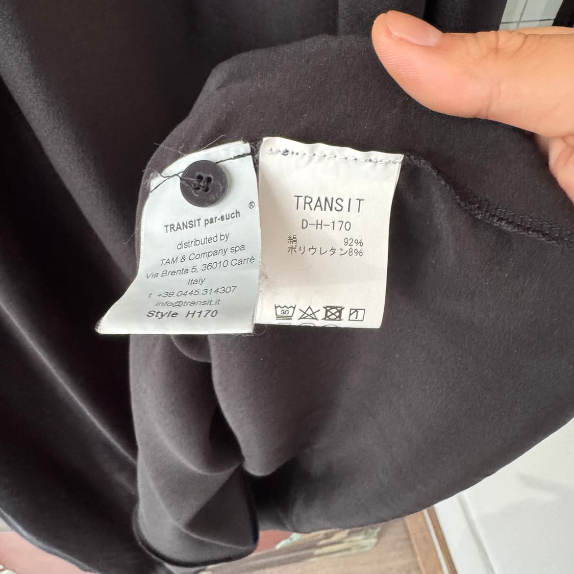 TRANSIT 실크 셔츠 원피스 상품이미지8