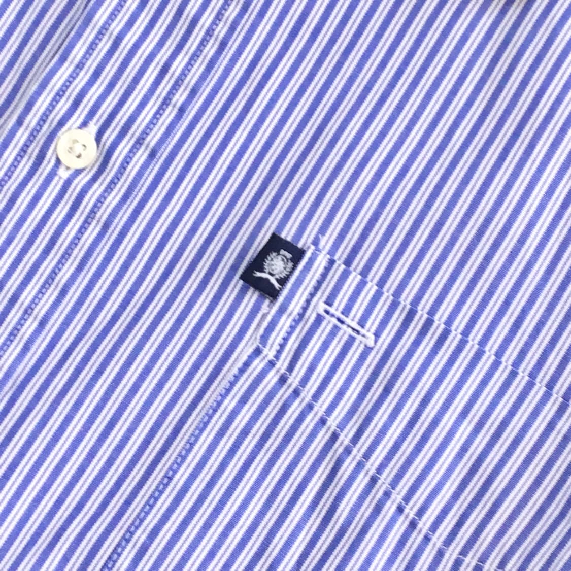 블루 스트라이프 셔츠 남자 110 사이즈 상품이미지4