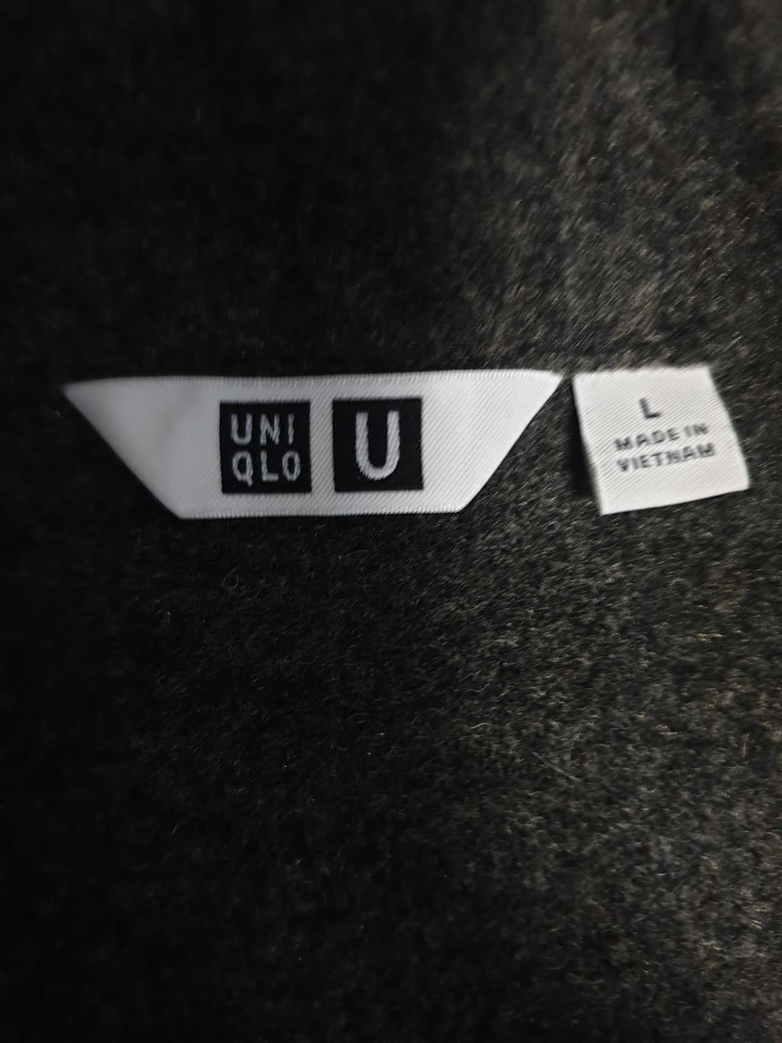 유니클로 U 울혼방 후리스 저지 오버 혜비 셔츠 모카브라운 (L) 상품이미지3