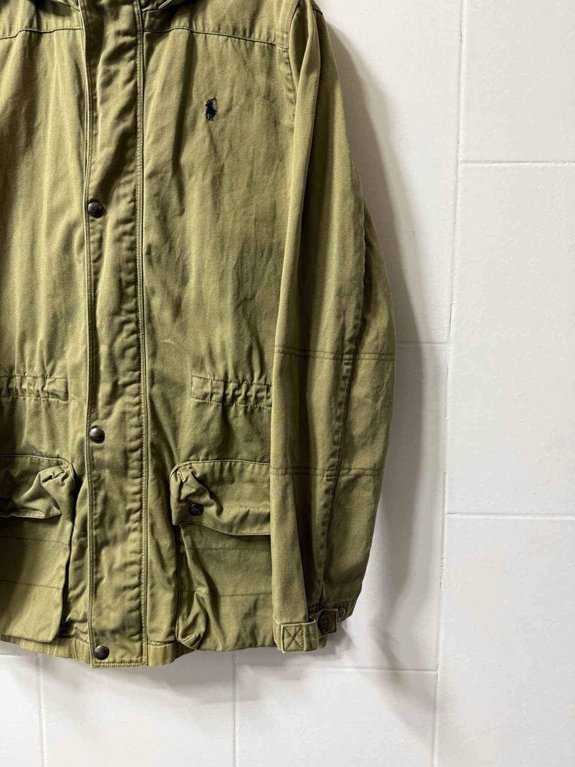 폴로랄프로렌 카키 후드 야상 자켓 상품이미지4