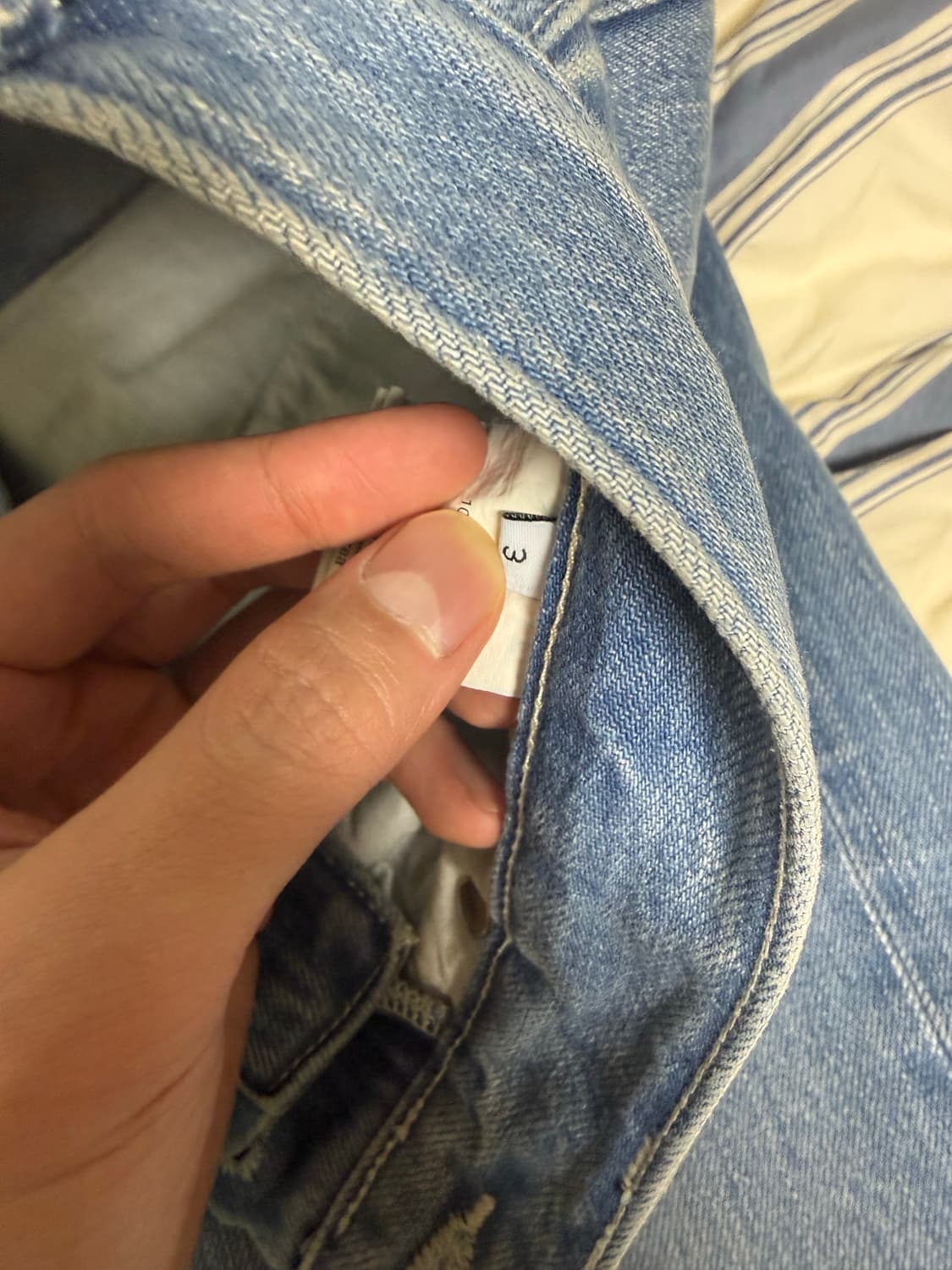 스테디에브리웨어 sew 셀비지 미디엄블루 3사이즈 상품이미지3